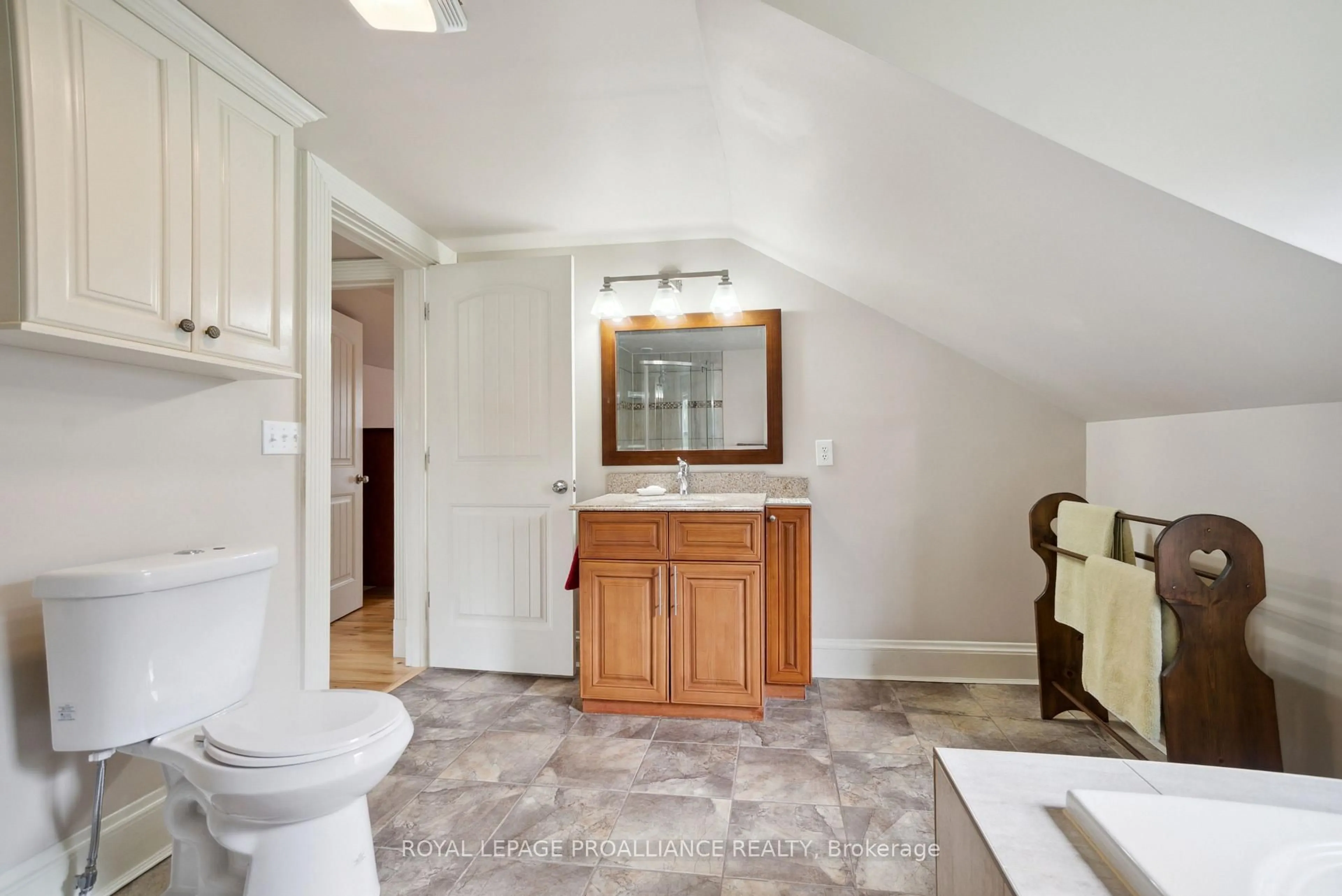 Standard bathroom, ceramic/tile floor for 6 Clement St, Kaladar Ontario K0H 1P0