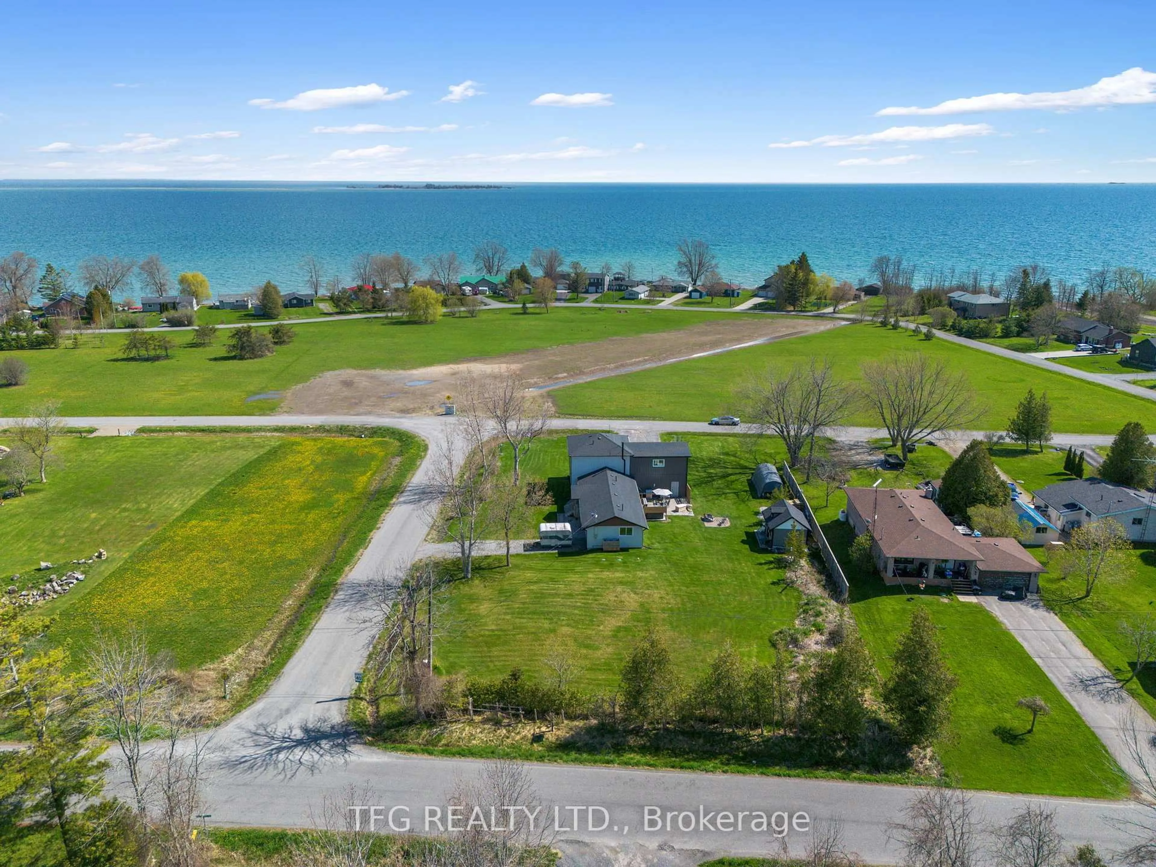 A pic from outside/outdoor area/front of a property/back of a property/a pic from drone, water/lake/river/ocean view for 27 Greenway Circ, Brighton Ontario K0K 1H0