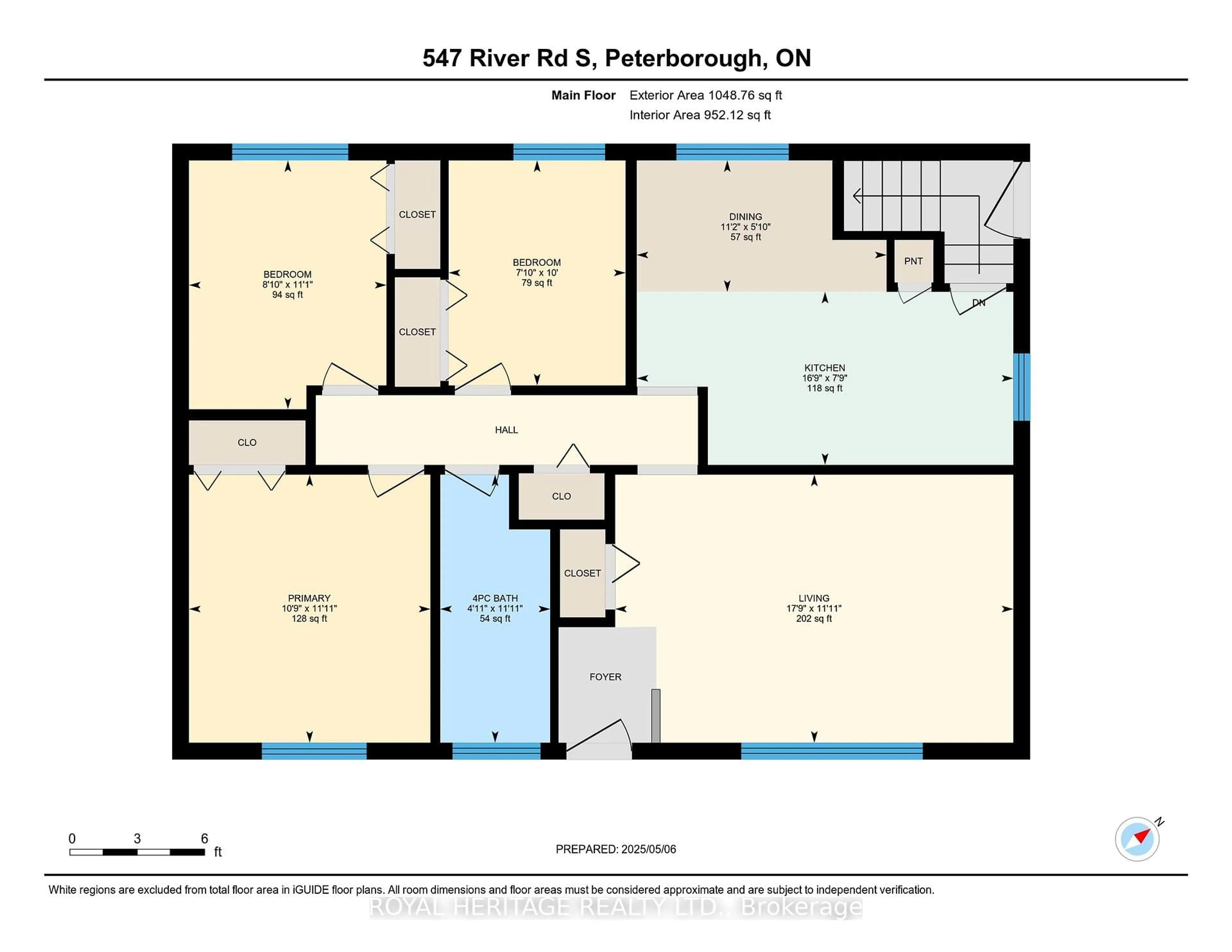 Floor plan for 547 River Rd, Peterborough South Ontario K9J 1E6