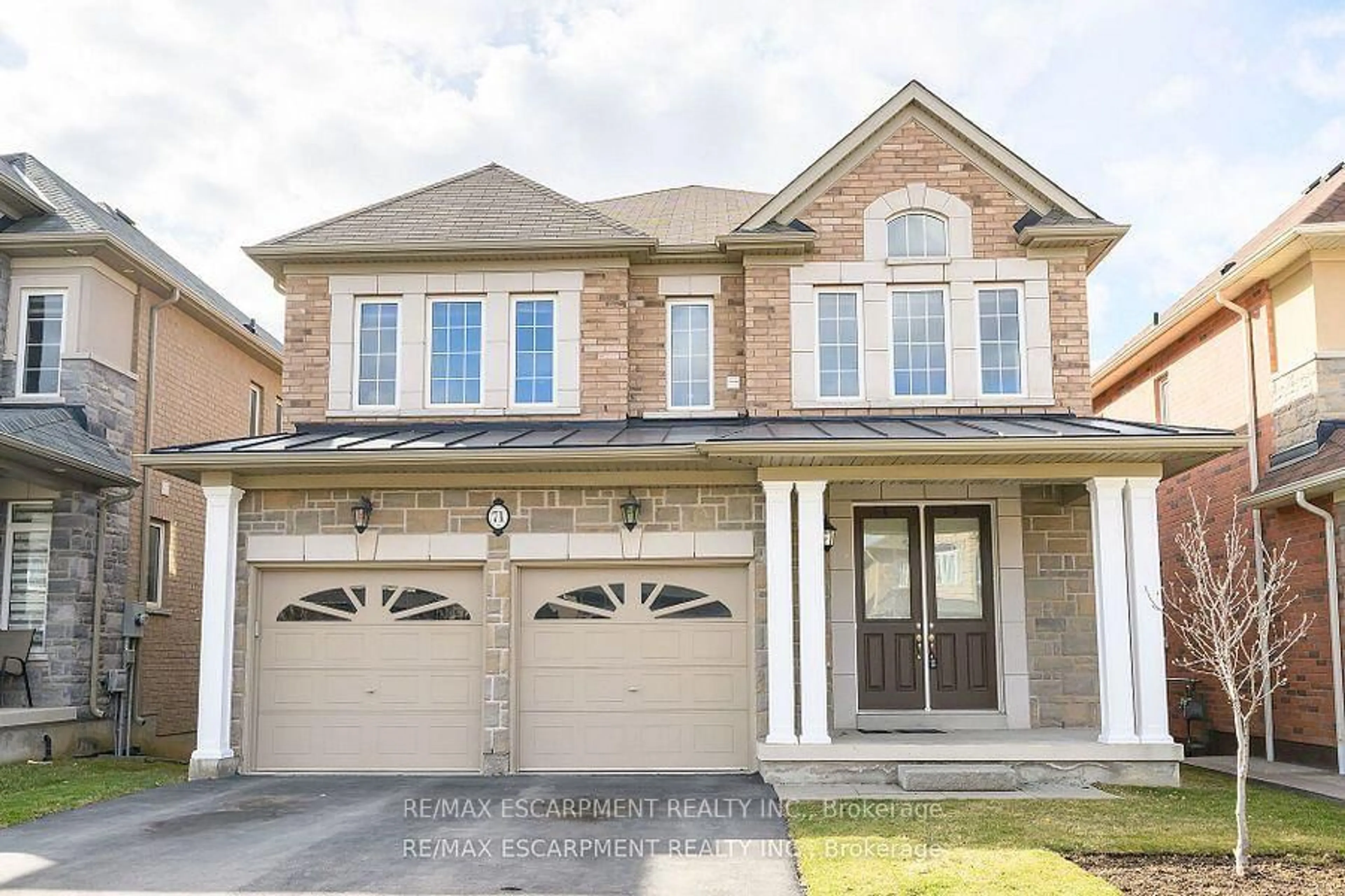 Home with brick exterior material, street for 71 Chaumont Dr, Hamilton Ontario L8J 0J8