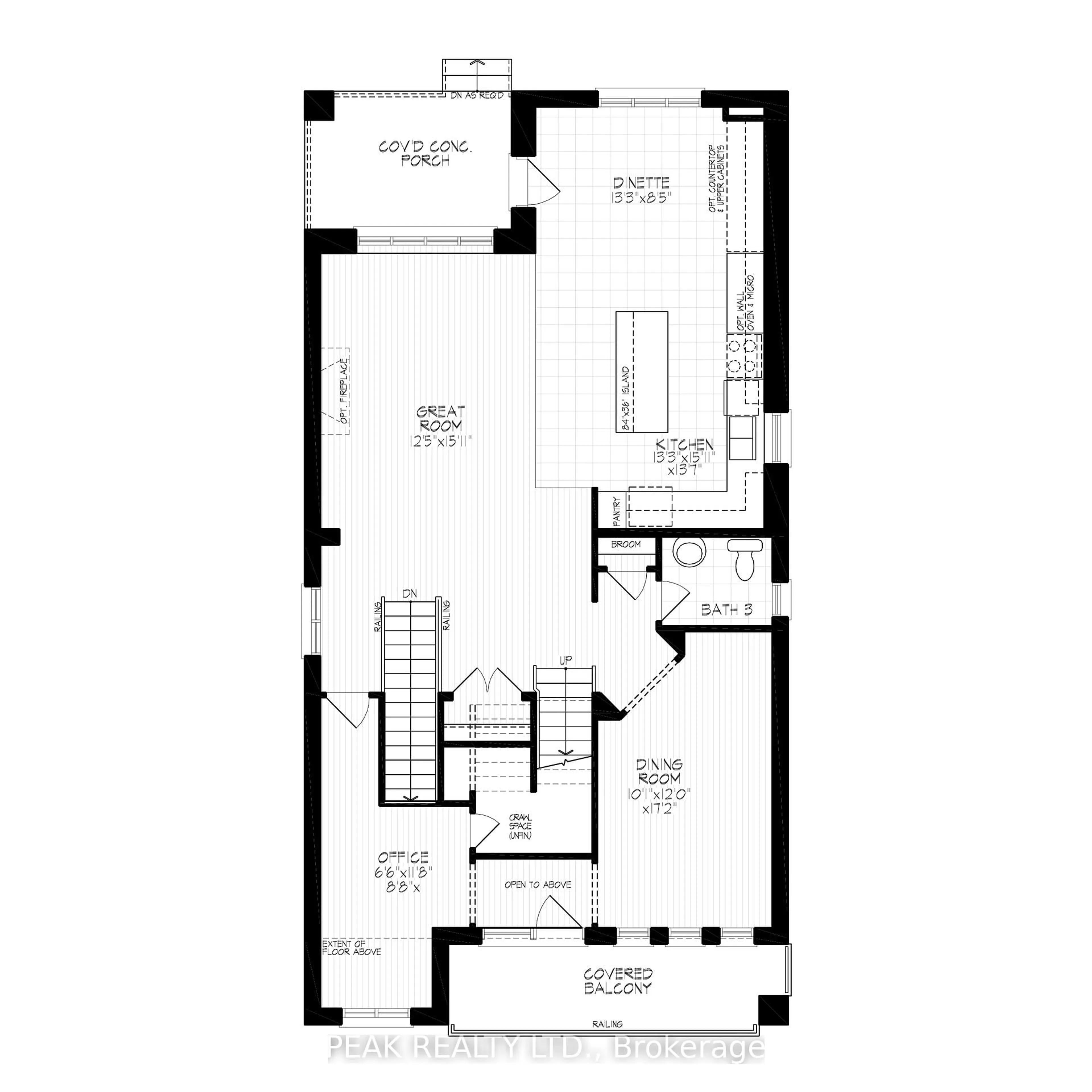 Floor plan for 715 Autumn Willow Dr, Waterloo Ontario N2V 0H8
