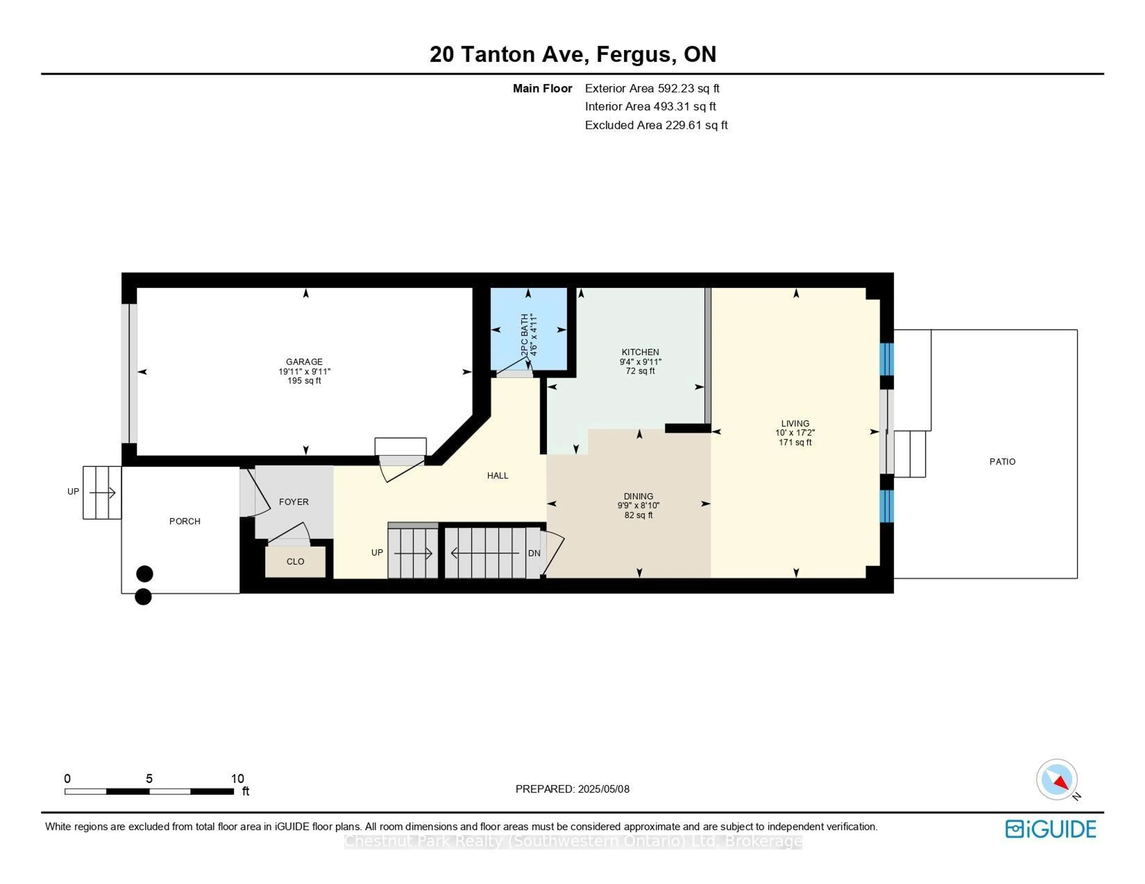 Floor plan for 20 Tanton Ave, Centre Wellington Ontario N1M 0C3