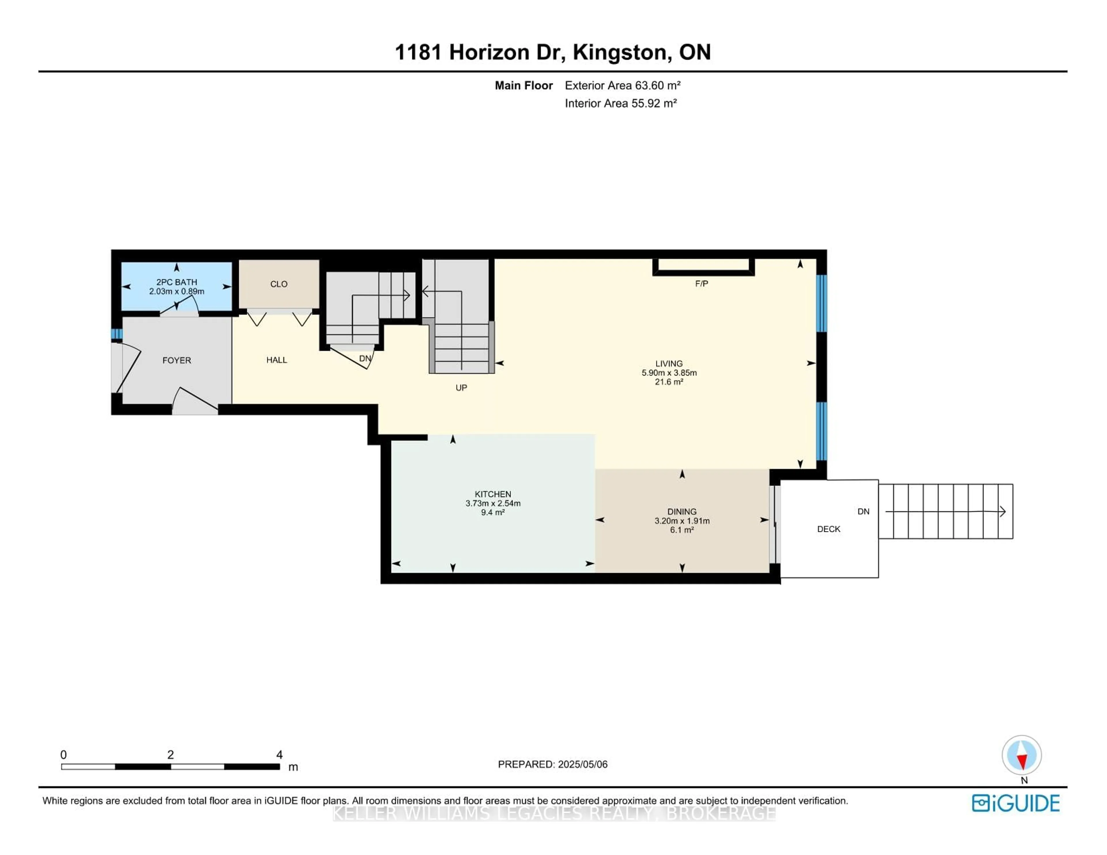 Floor plan for 1181 HORIZON Dr, Kingston Ontario K7P 0K7