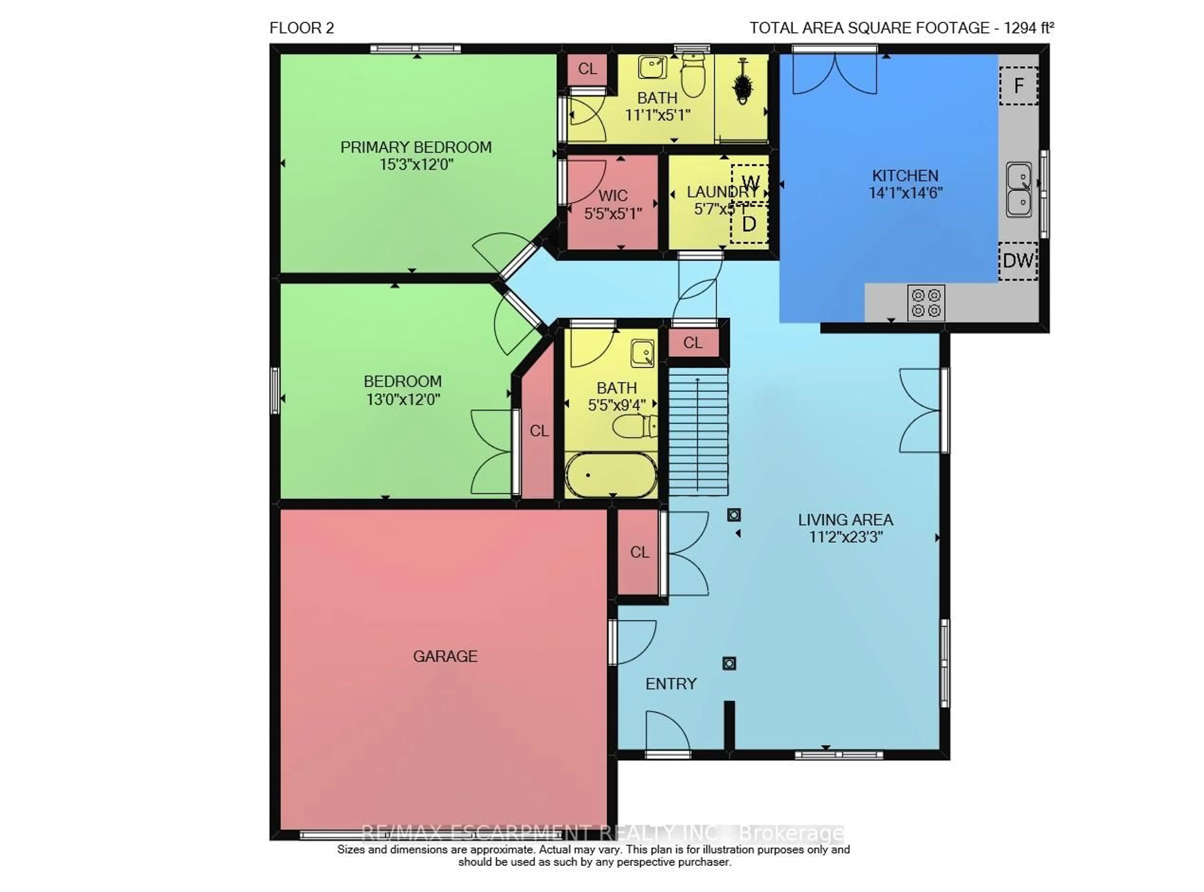 Floor plan for 3238 Charleston Dr, Fort Erie Ontario L0S 1N0