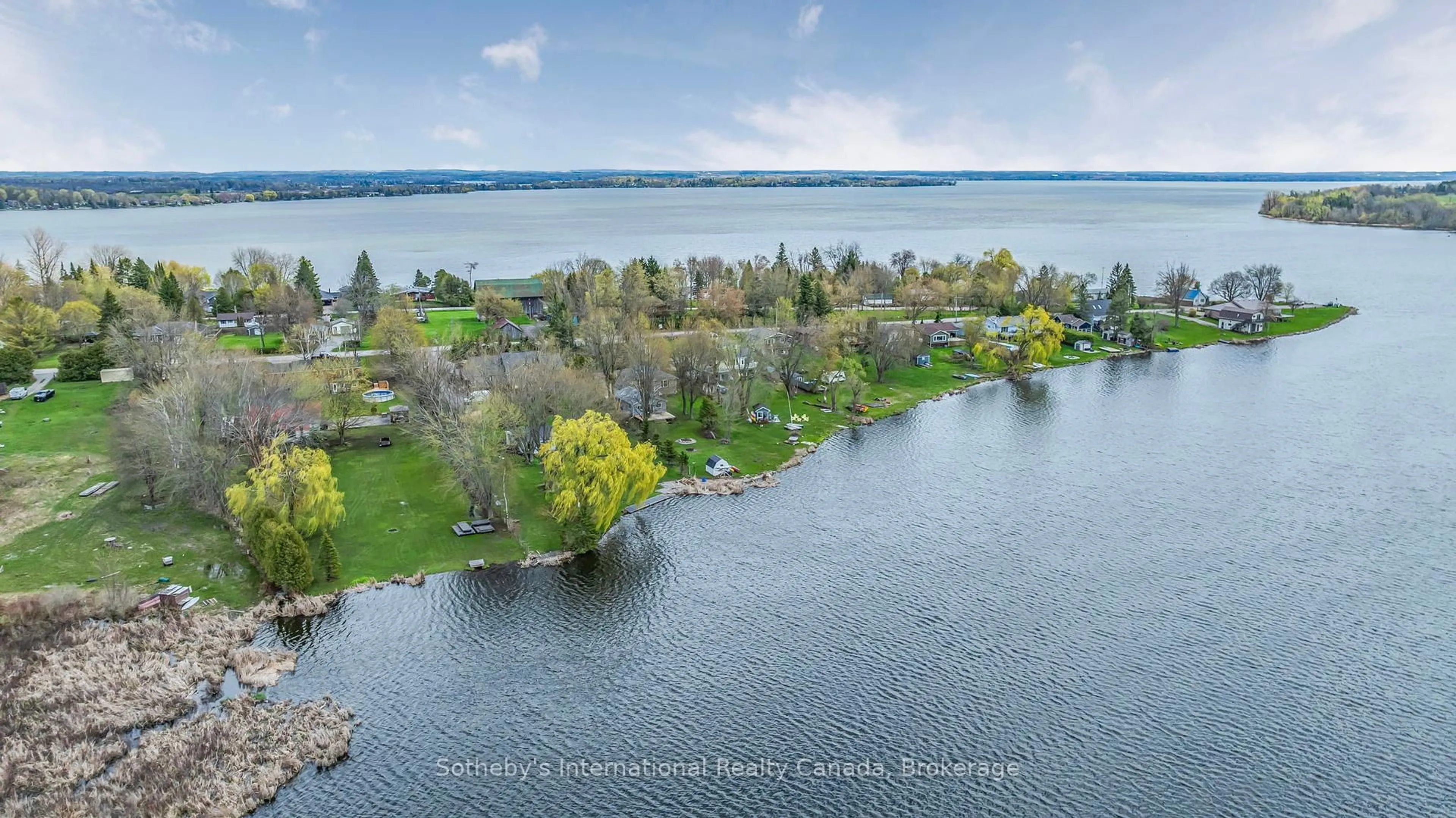 A pic from outside/outdoor area/front of a property/back of a property/a pic from drone, water/lake/river/ocean view for 266 Port Hoover Rd, Kawartha Lakes Ontario K0M 2C0