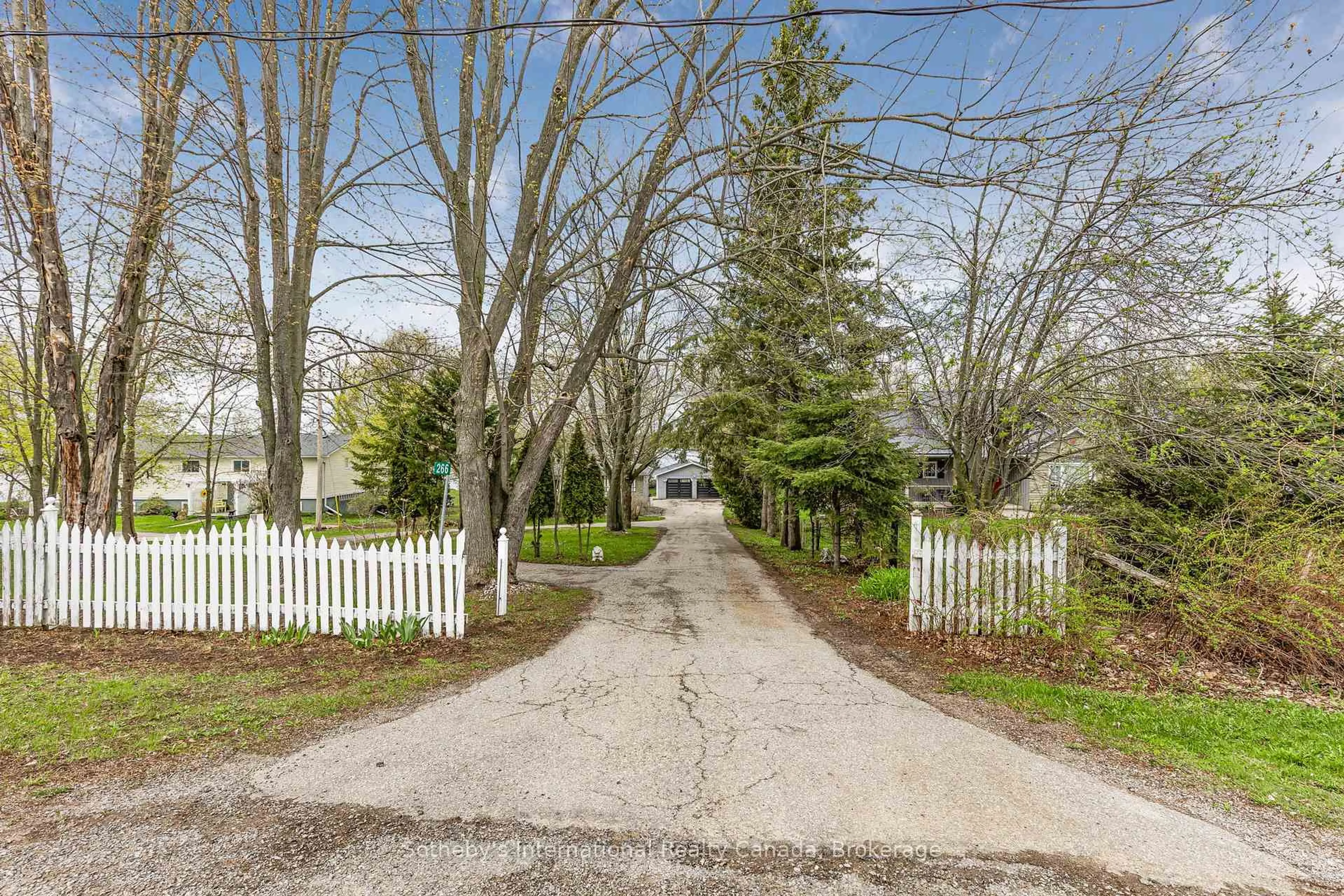 A pic from outside/outdoor area/front of a property/back of a property/a pic from drone, street for 266 Port Hoover Rd, Kawartha Lakes Ontario K0M 2C0