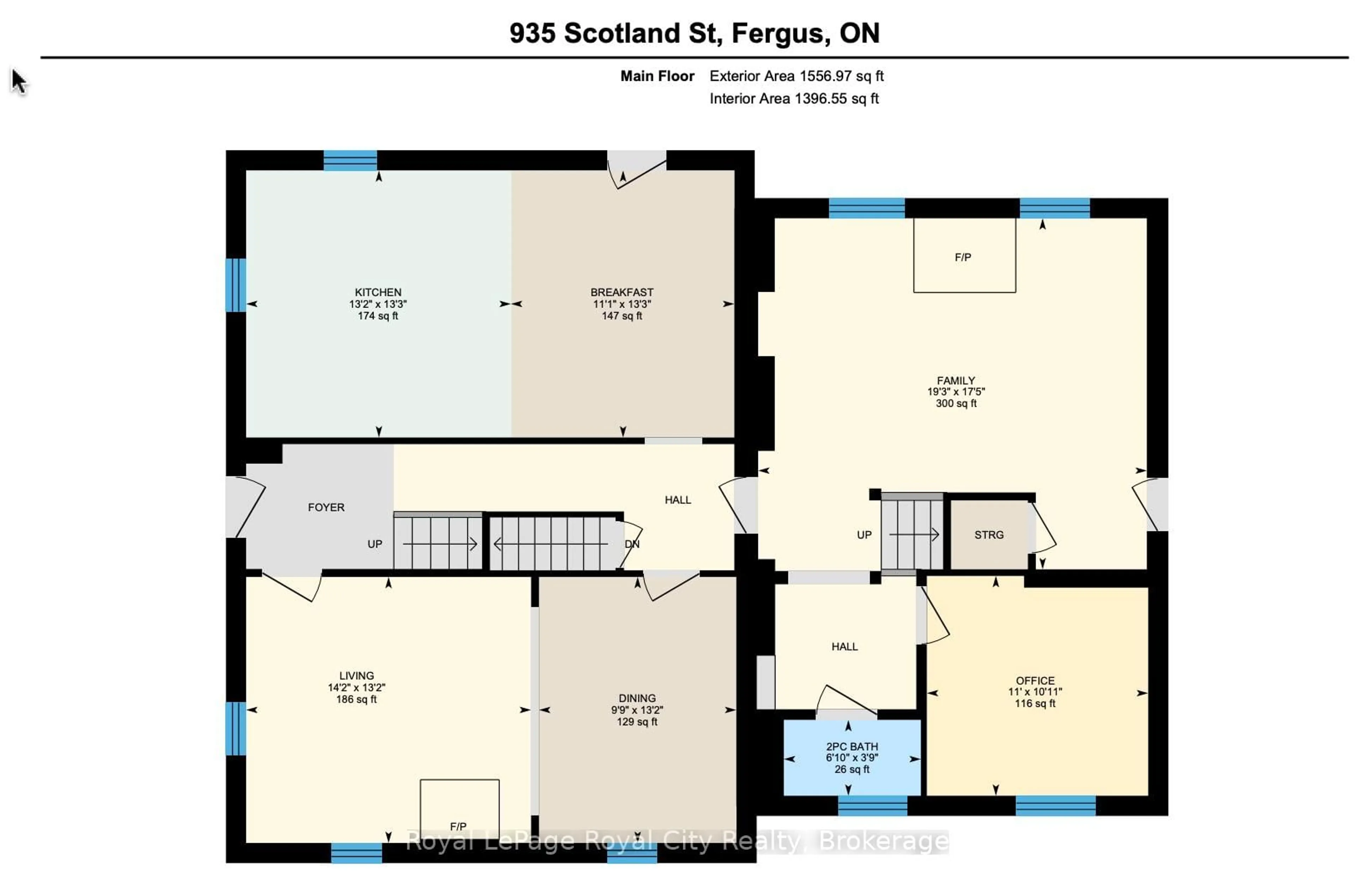 Floor plan for 935 Scotland St, Centre Wellington Ontario N1M 3R9