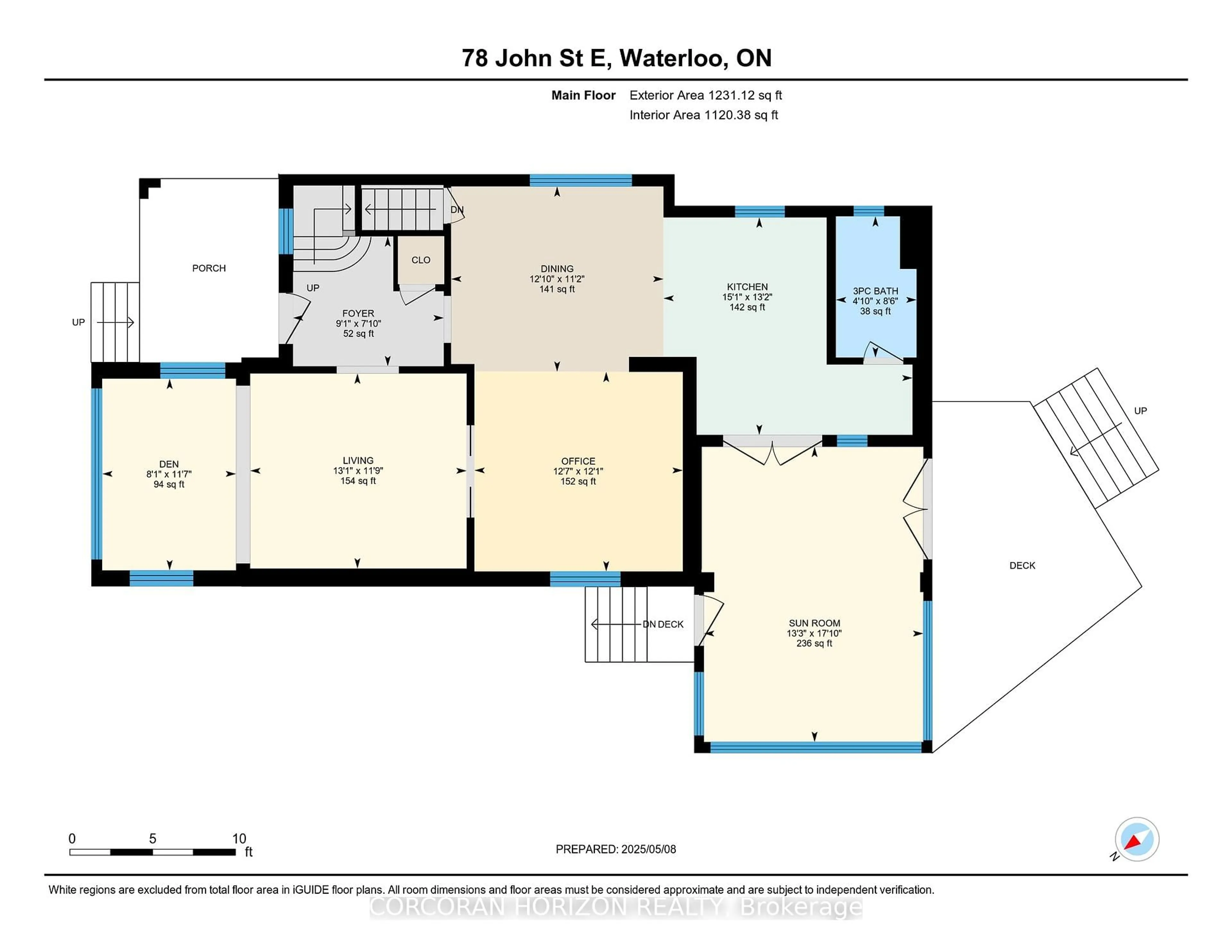 Floor plan for 78 John St, Waterloo Ontario N2J 1G1