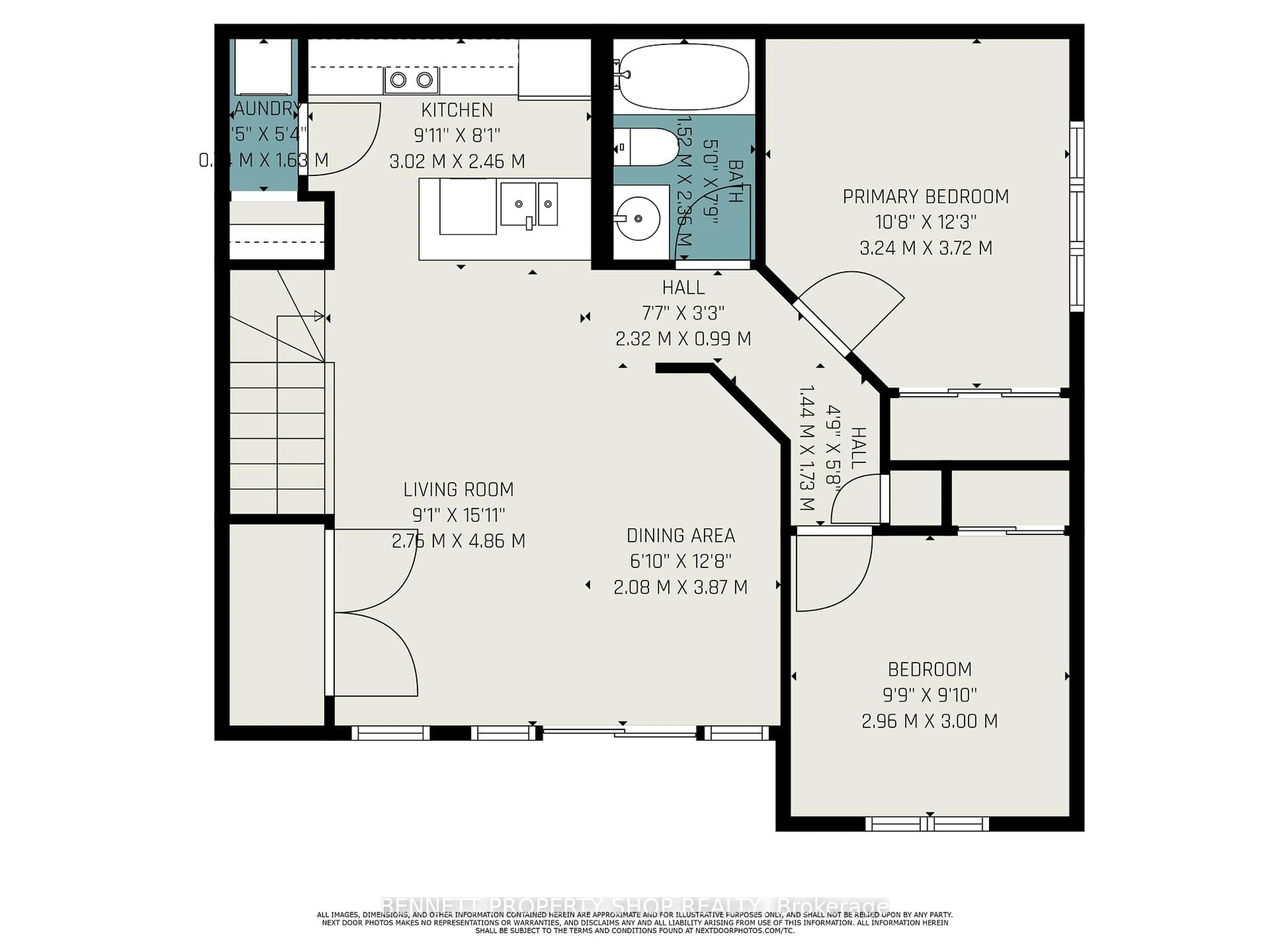 Floor plan for 99 Crestway Dr #F, Ottawa Ontario K2G 7C6