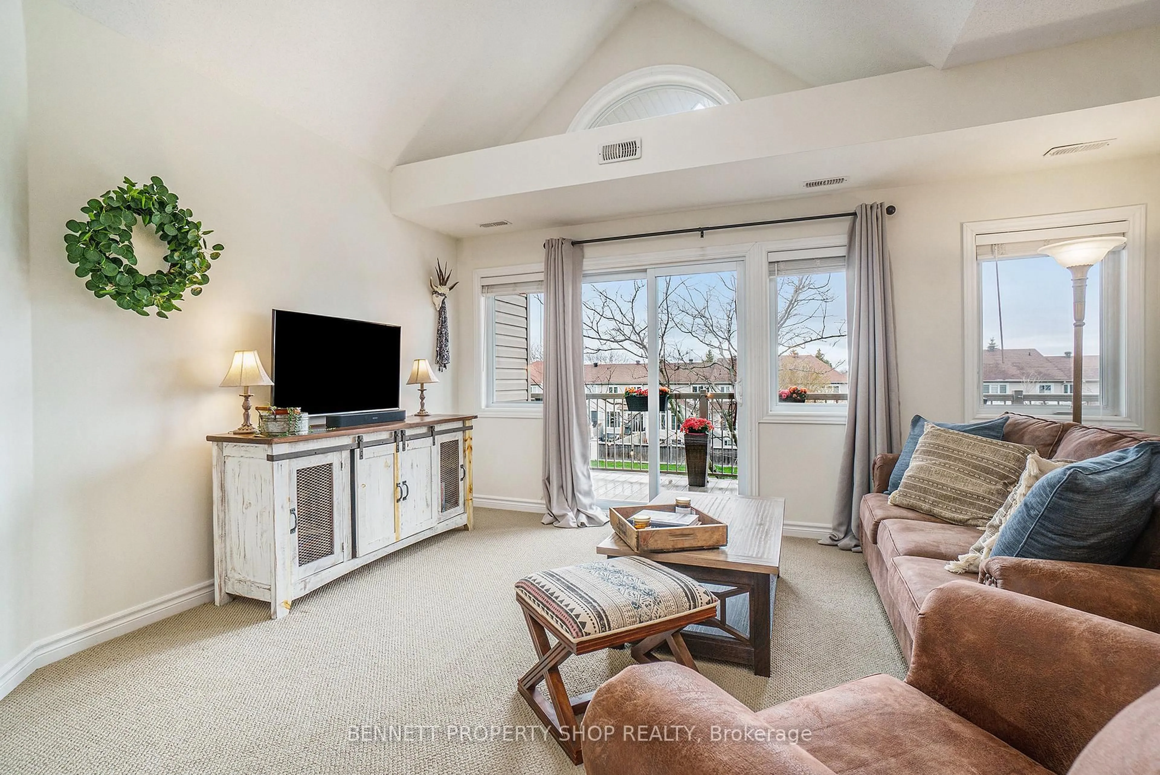 Living room with furniture, unknown for 99 Crestway Dr Dr #F, Ottawa Ontario K2G 7C6