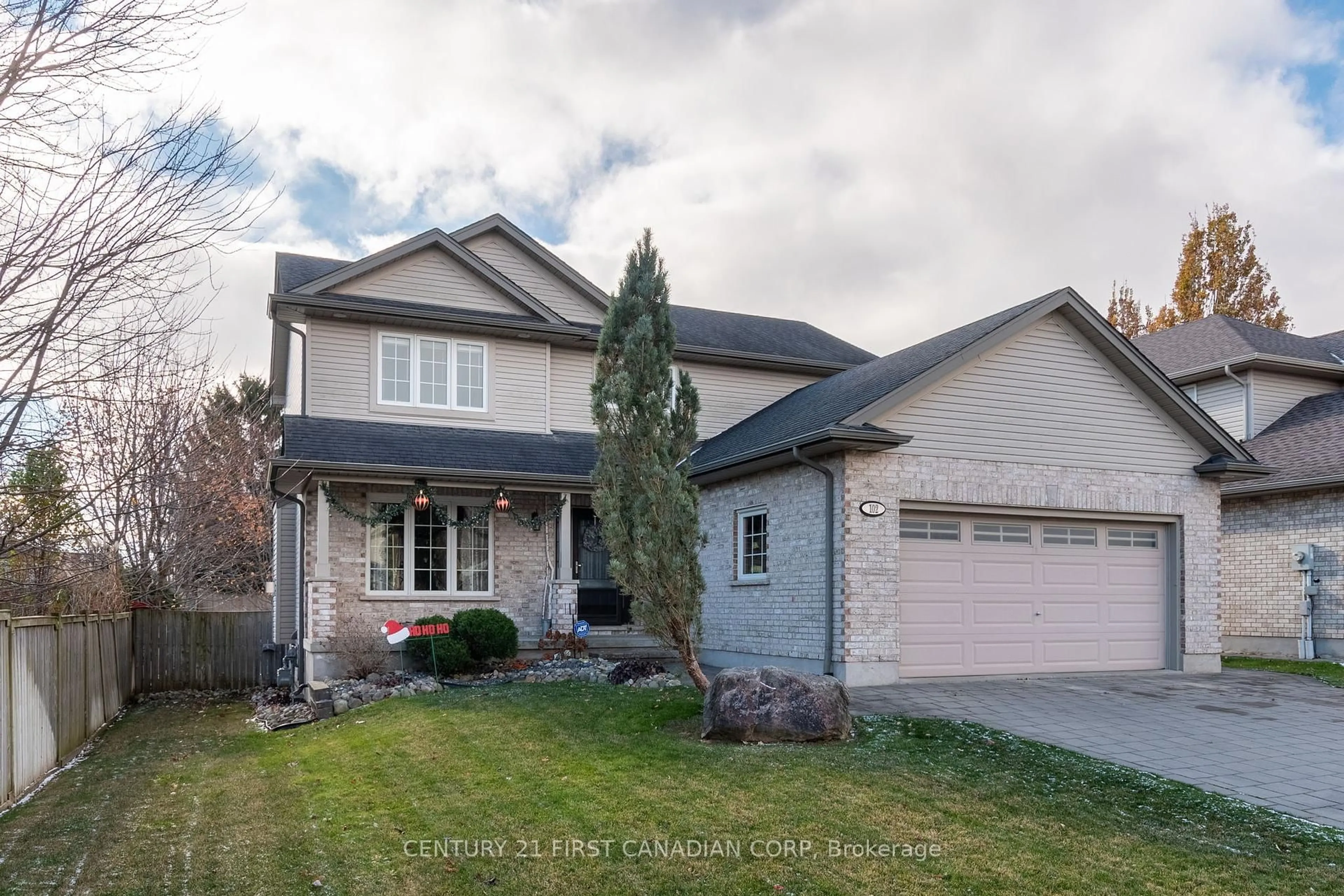 Home with brick exterior material, street for 102 Steven St, Strathroy-Caradoc Ontario N7G 4K9