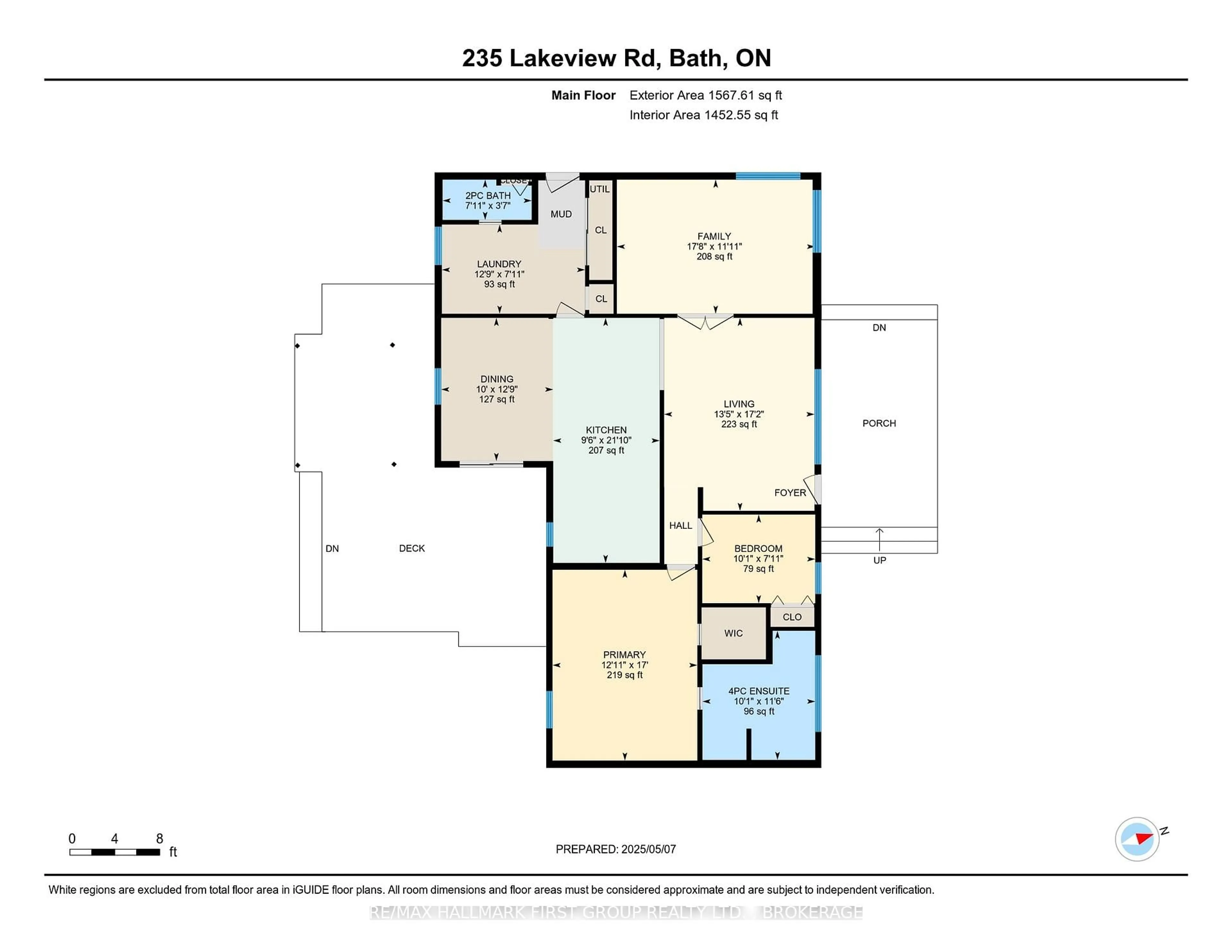 Floor plan for 235 Lakeview Rd, Bath Ontario K0H 1G0