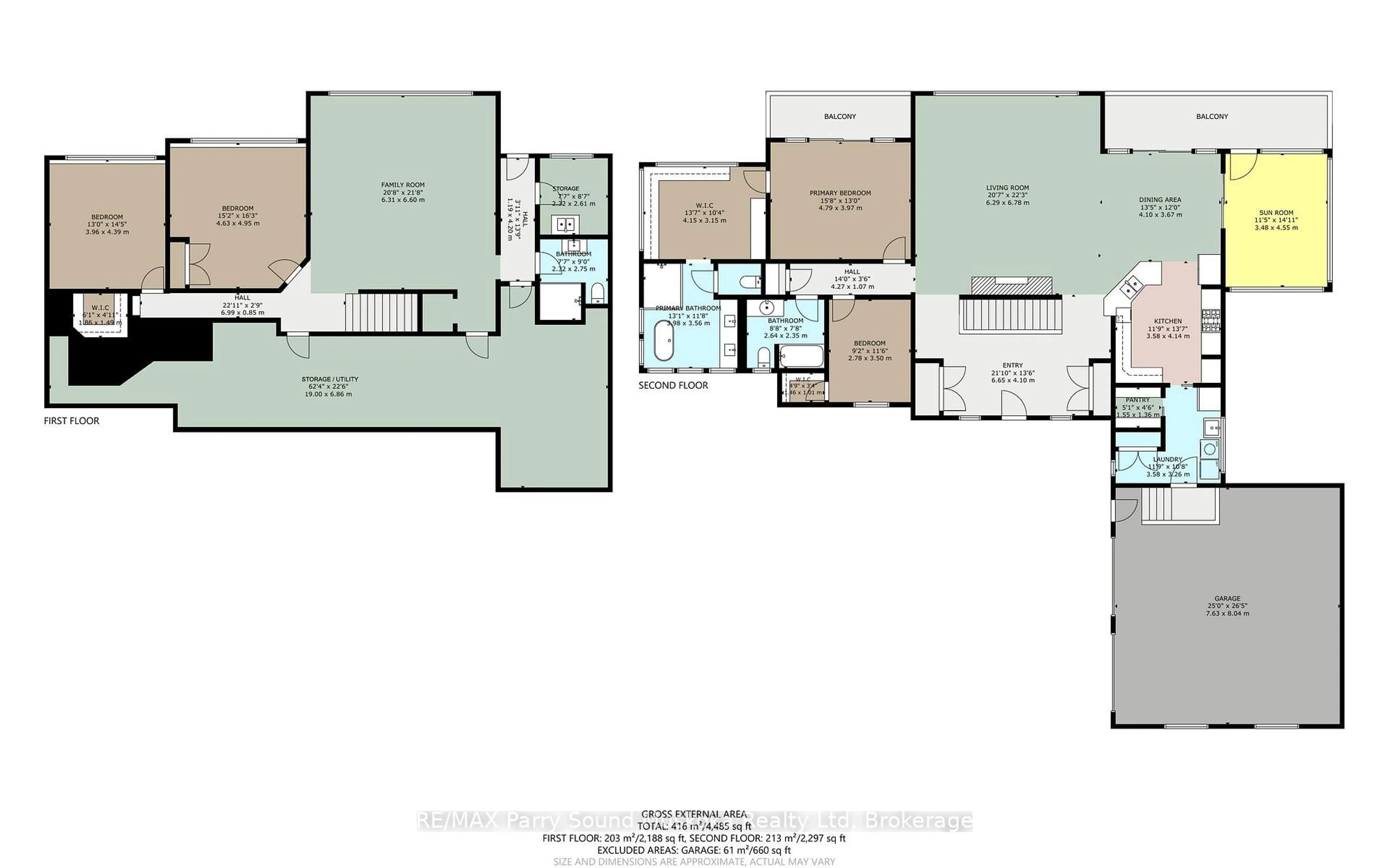 Floor plan for 25 Ryder Dr, McDougall Ontario P2A 2W9