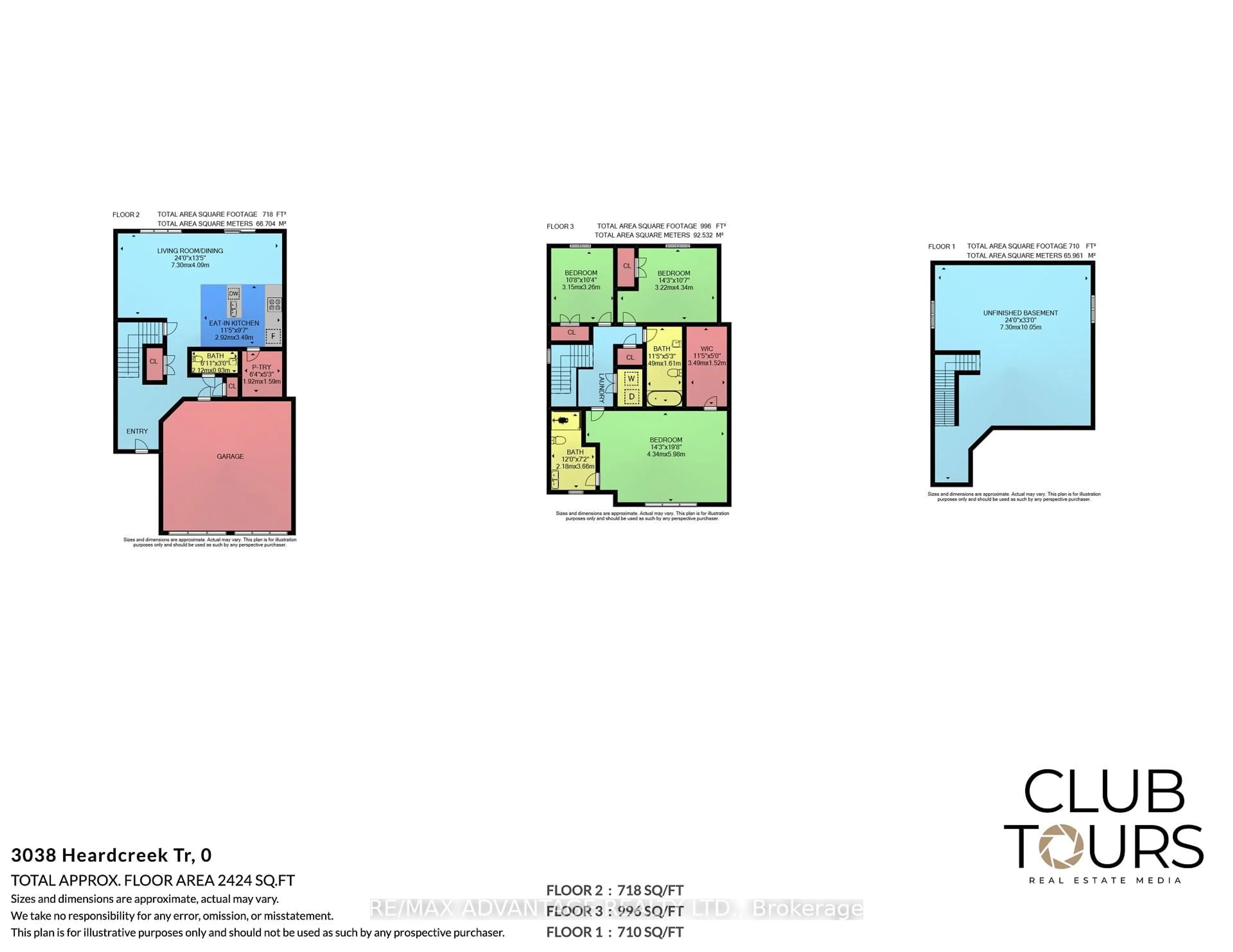Floor plan for 3038 Heardcreek Tr, London North Ontario N6G 2S7