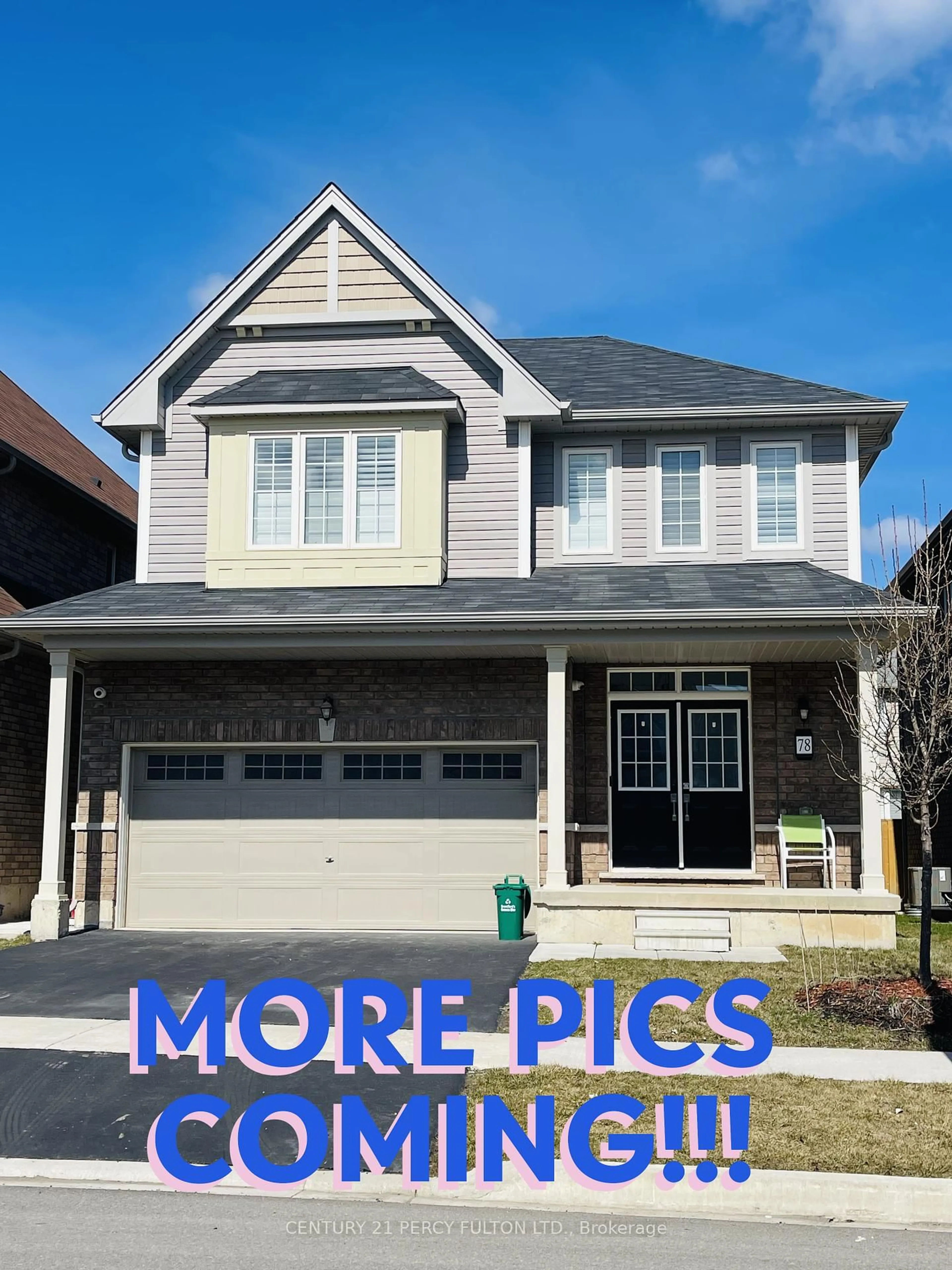 Home with vinyl exterior material, street for 78 Cooke Ave, Brantford Ontario N3T 0S1