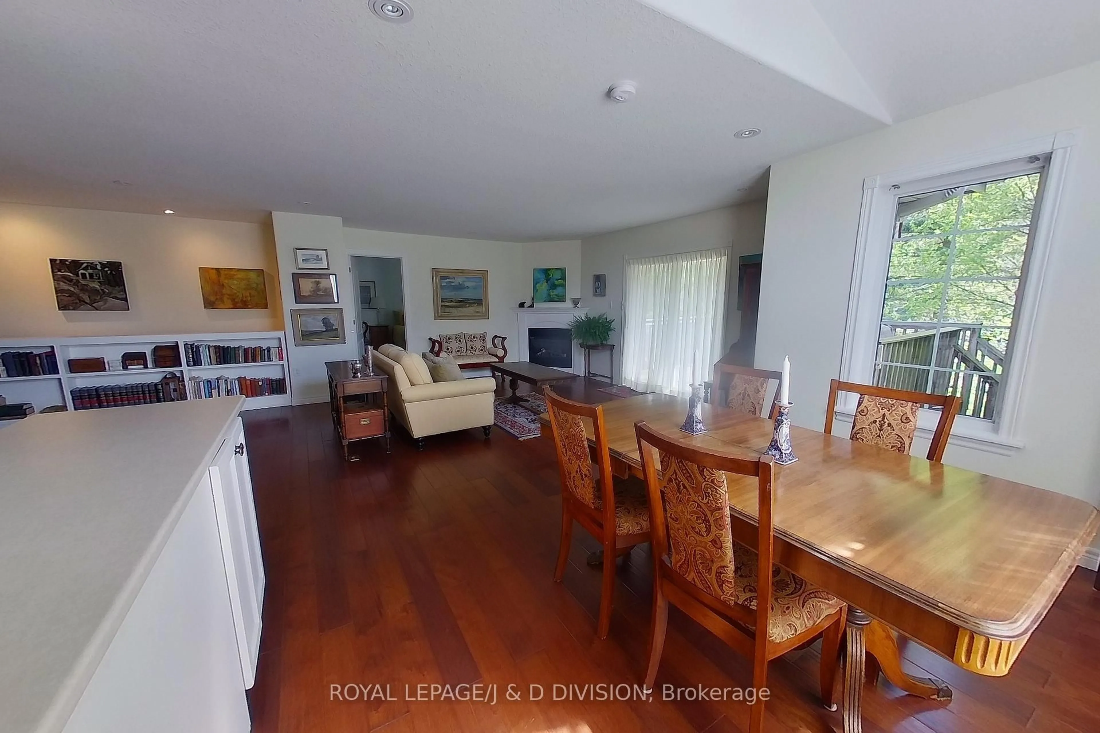 Dining room, wood/laminate floor for 1742 Ravenwood Dr #310, Peterborough West Ontario K9K 2R5