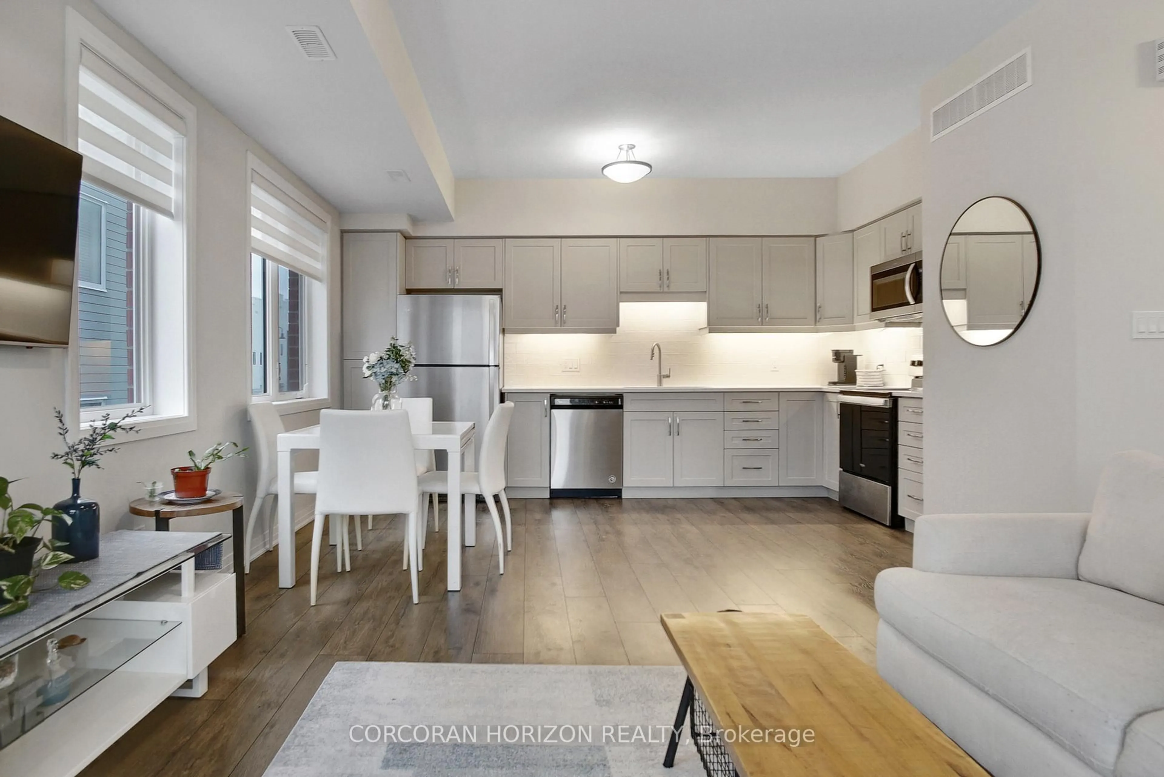 Open concept kitchen, unknown for 100 Seabrook Dr, Kitchener Ontario N2R 0R7