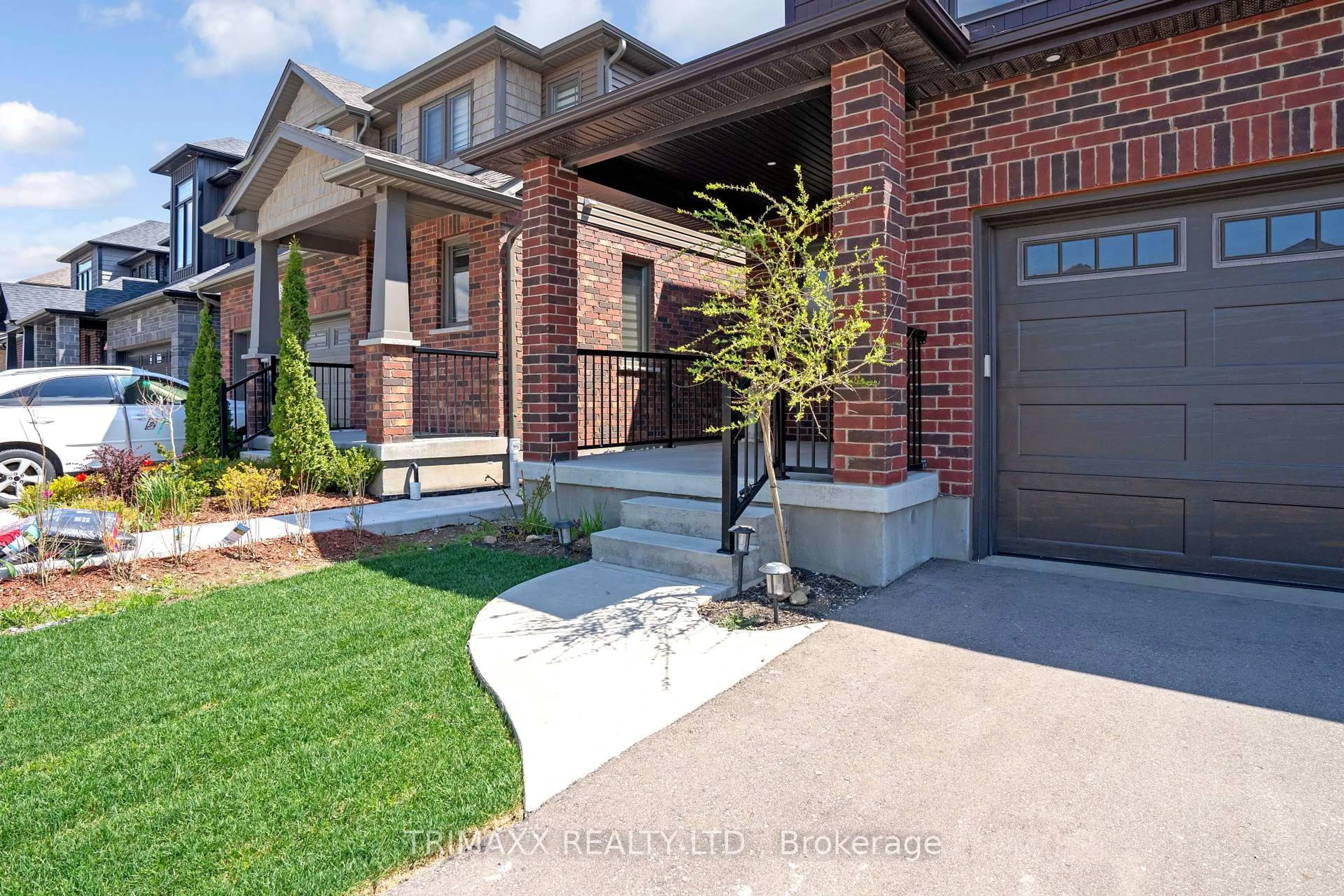 Home with brick exterior material, street for 39 Loxleigh Lane, Woolwich Ontario N0B 1M0