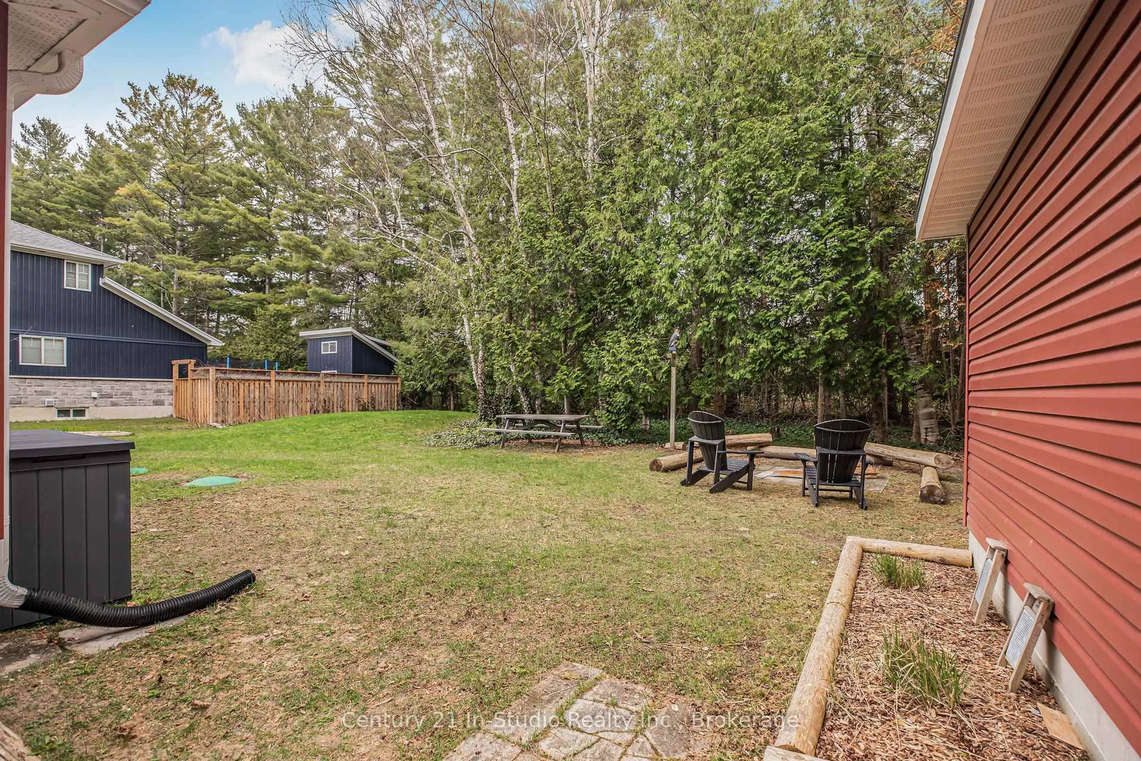 Patio, forest/trees view for 17 Cammidge Cres, South Bruce Peninsula Ontario N0H 2G0