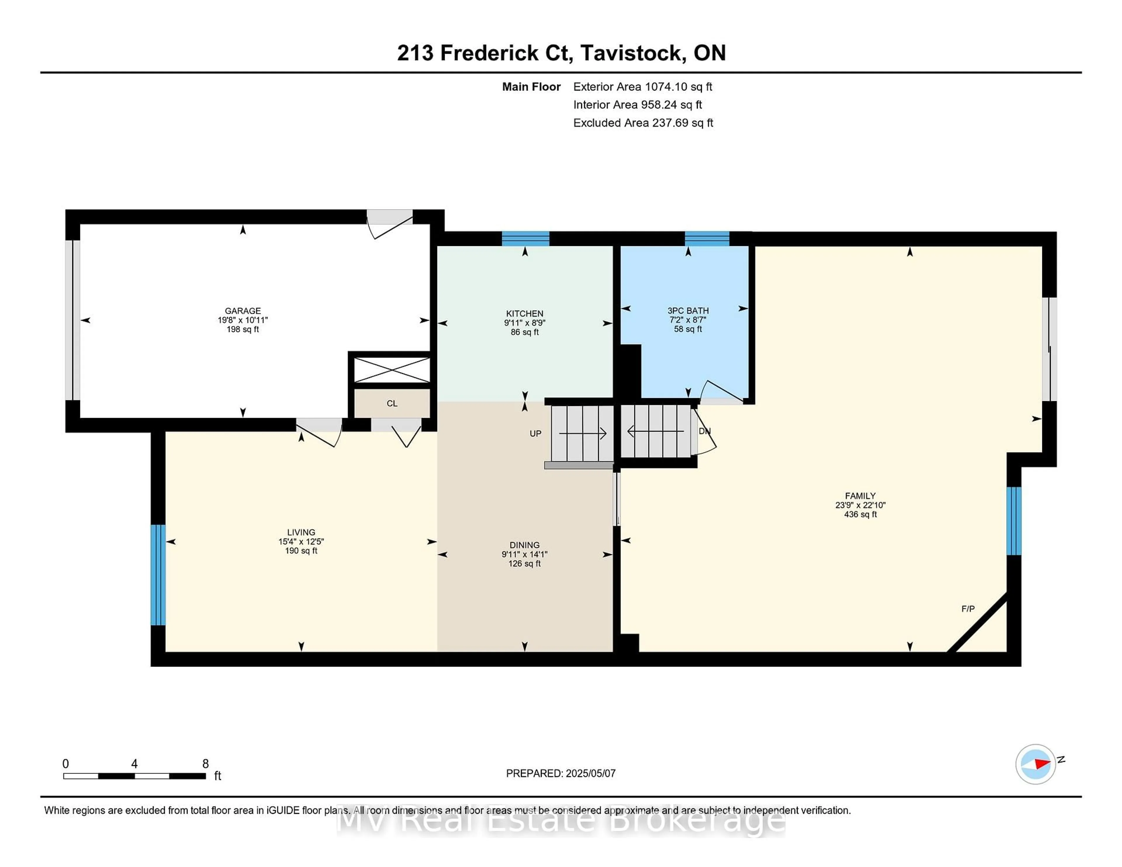 Floor plan for 213 Frederick Crt, East Zorra-Tavistock Ontario N0B 2R0