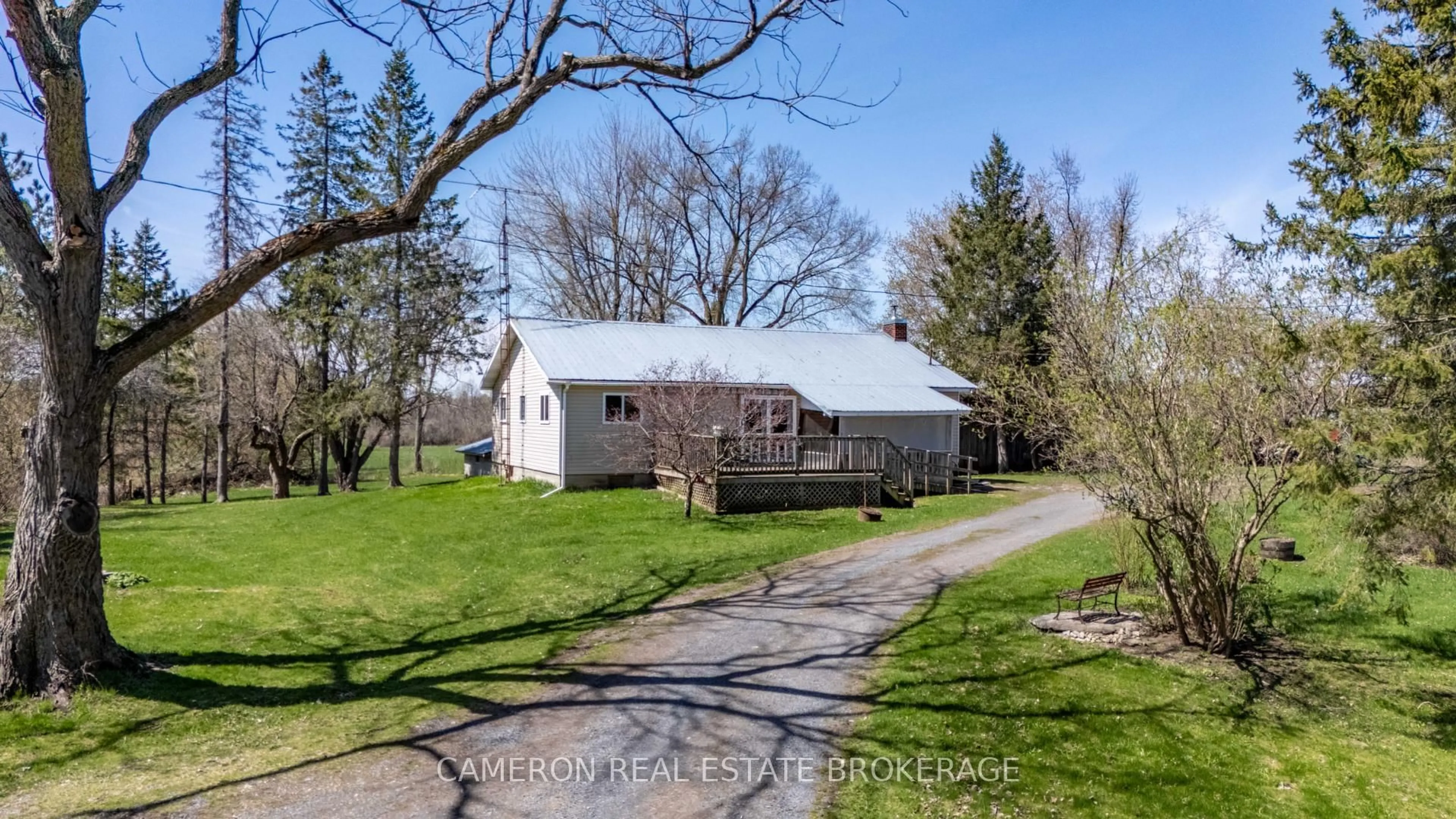 A pic from outside/outdoor area/front of a property/back of a property/a pic from drone, street for 6196 County 27 Rd, South Glengarry Ontario K0C 2E0