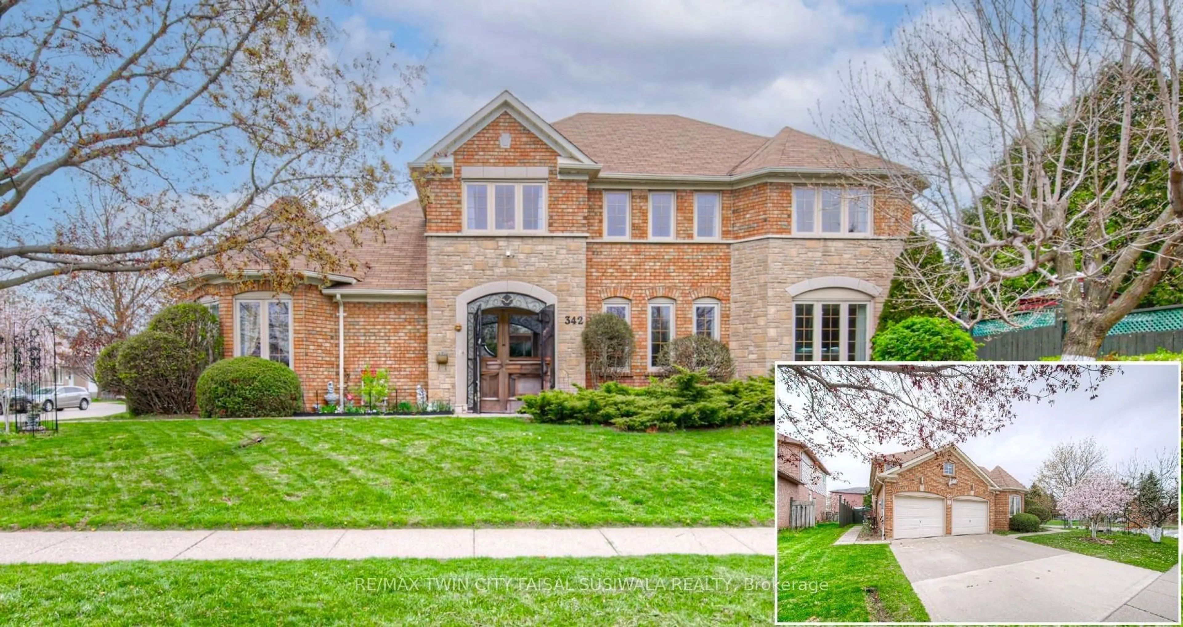 Home with brick exterior material, street for 342 Saginaw Pkwy, Cambridge Ontario N1T 1R8