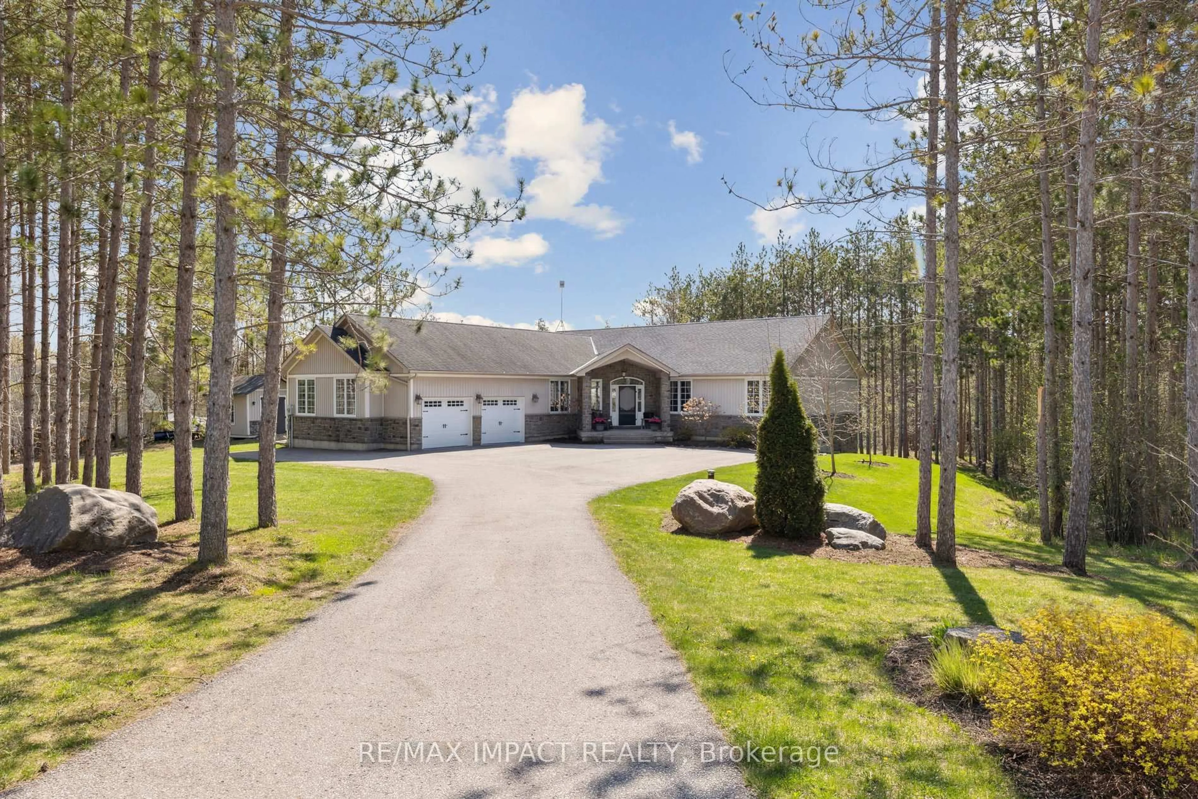 A pic from outside/outdoor area/front of a property/back of a property/a pic from drone, unknown for 27 Slalom Dr, Kawartha Lakes Ontario L0A 1A0