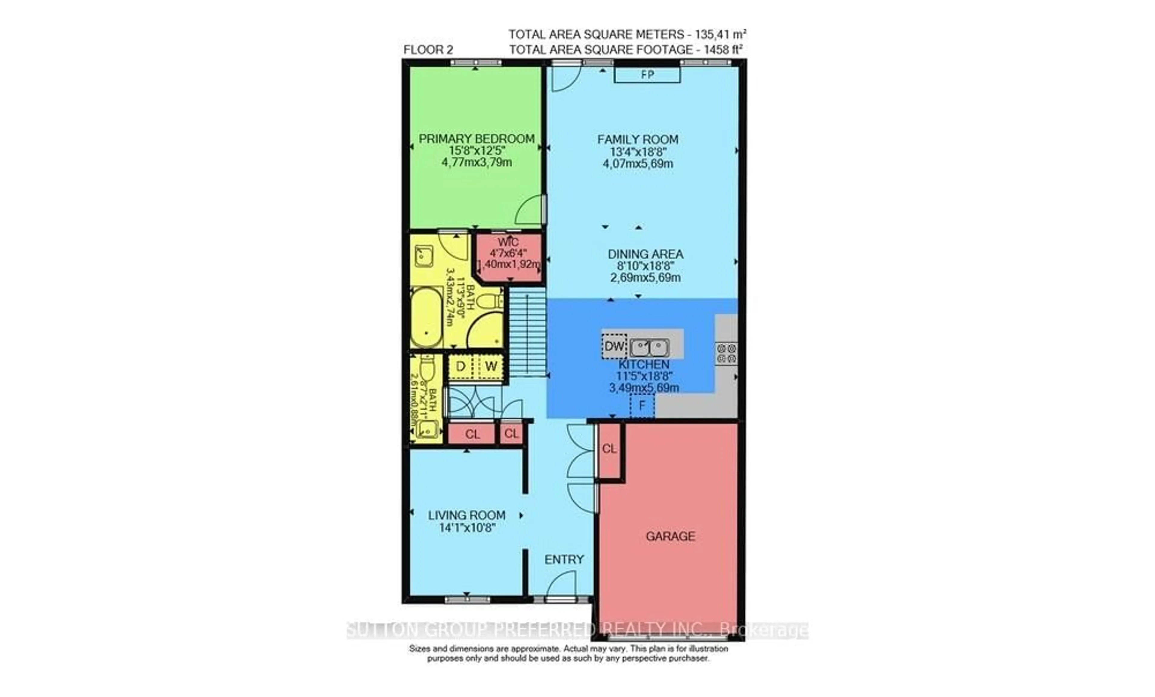 Floor plan for 124 North Centre Rd #26, London North Ontario N5X 4R3