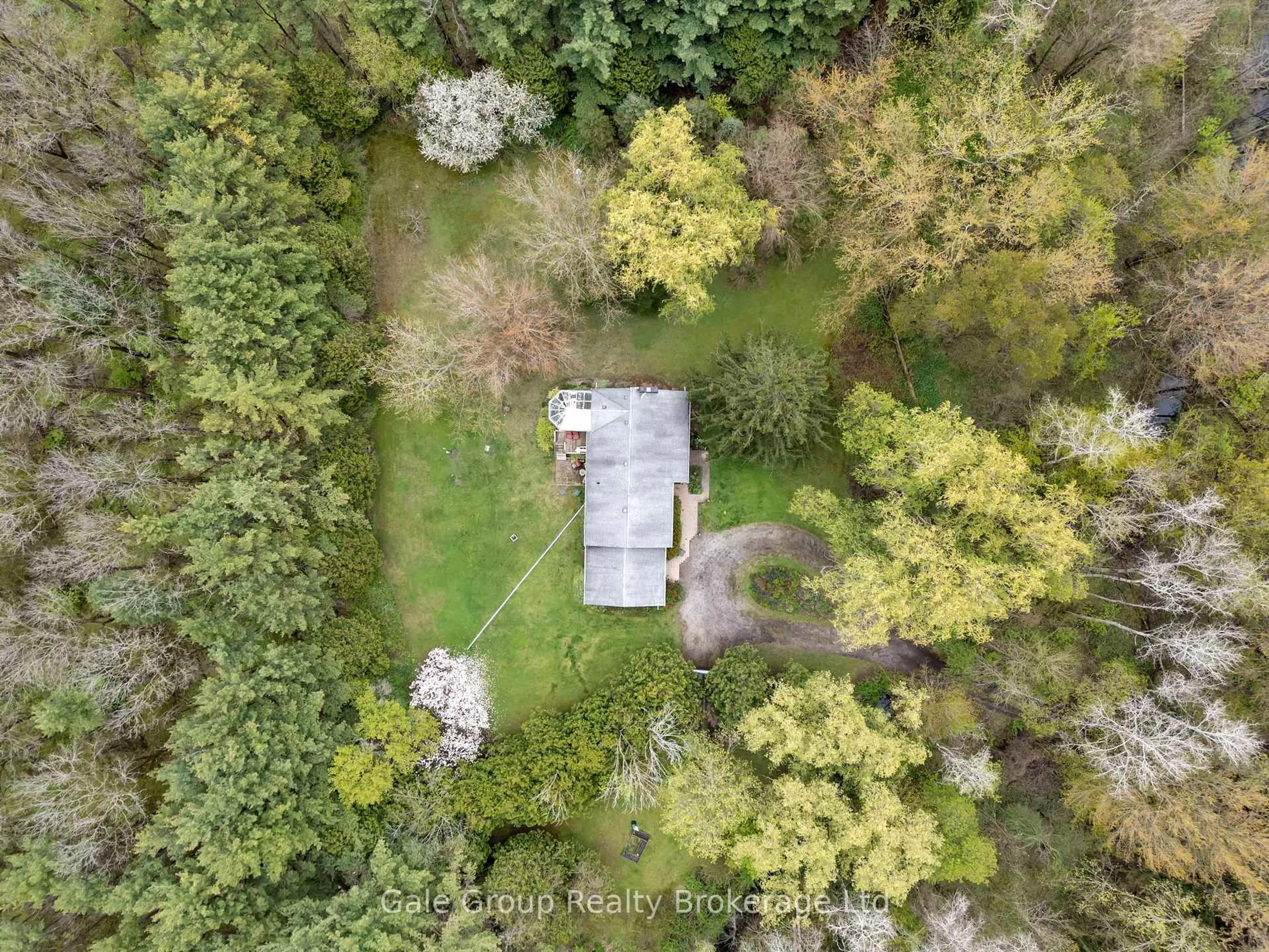 A pic from outside/outdoor area/front of a property/back of a property/a pic from drone, forest/trees view for 344 Tenth Concession Rd, Brant Ontario N0E 1E0