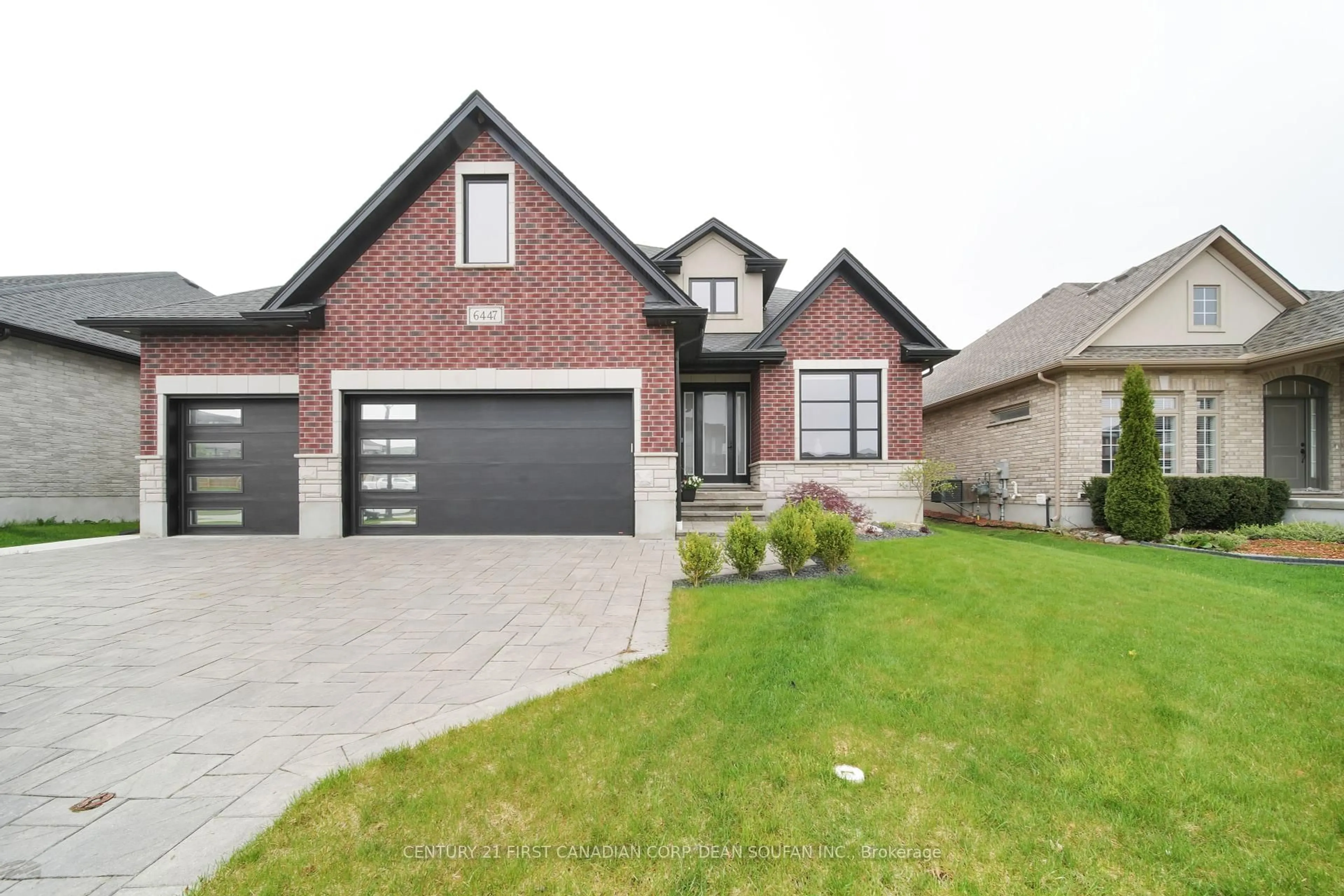 Home with brick exterior material, street for 6447 Storey Chse, London South Ontario N6P 0G3