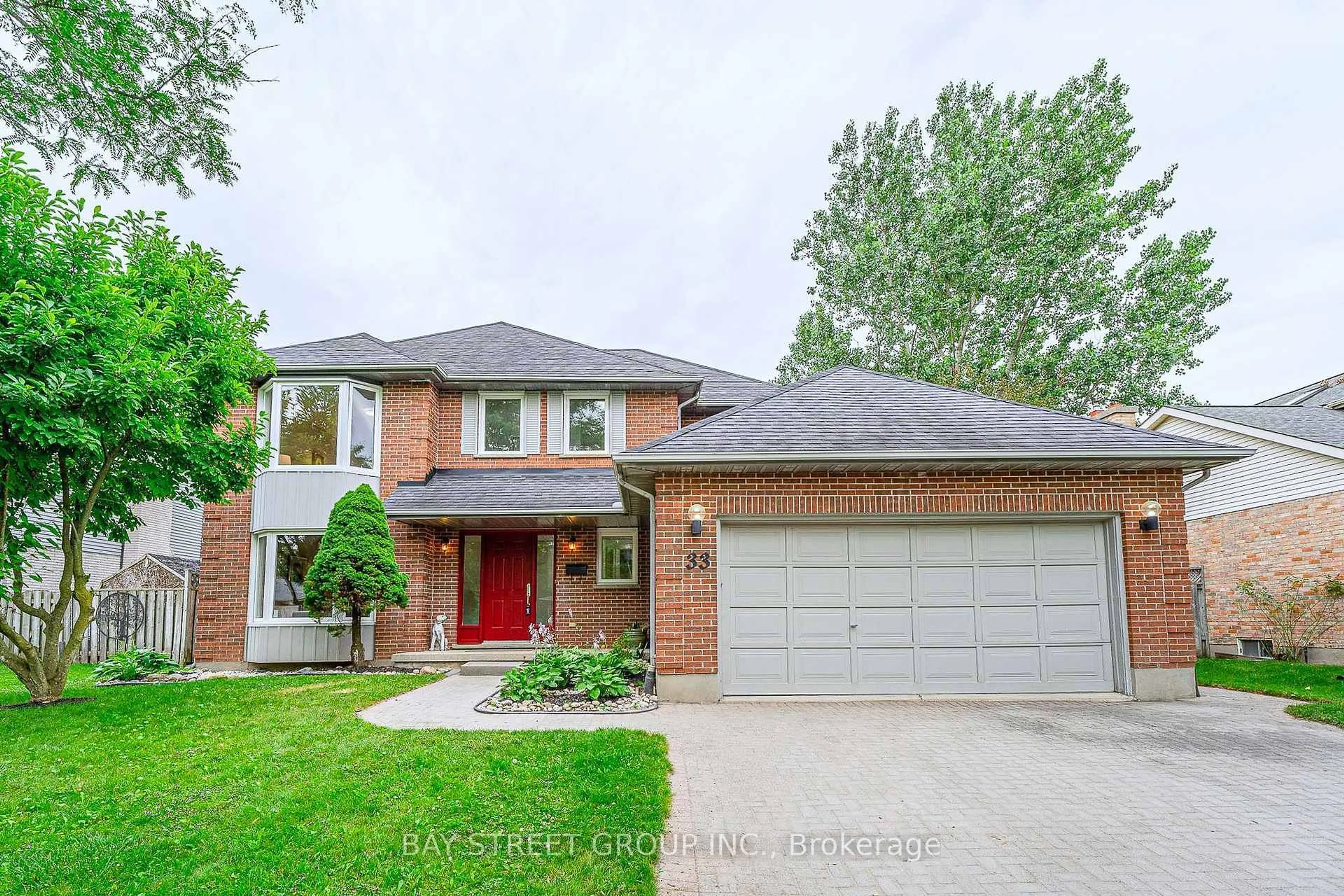 Home with brick exterior material, street for 33 Repton Ave, London North Ontario N5X 3G3