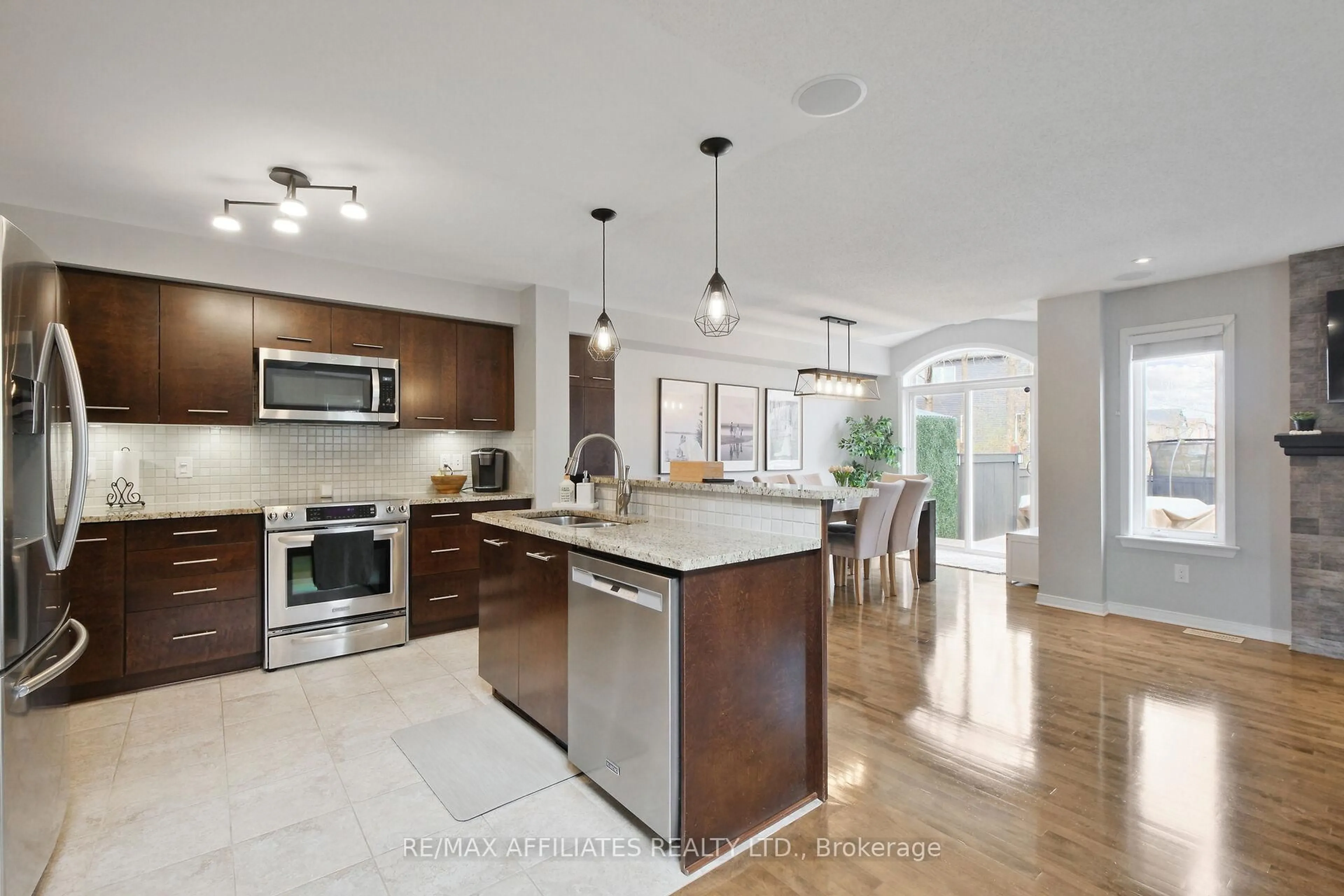 Open concept kitchen, ceramic/tile floor for 349 Celtic Ridge Cres, Ottawa Ontario K2W 0B6