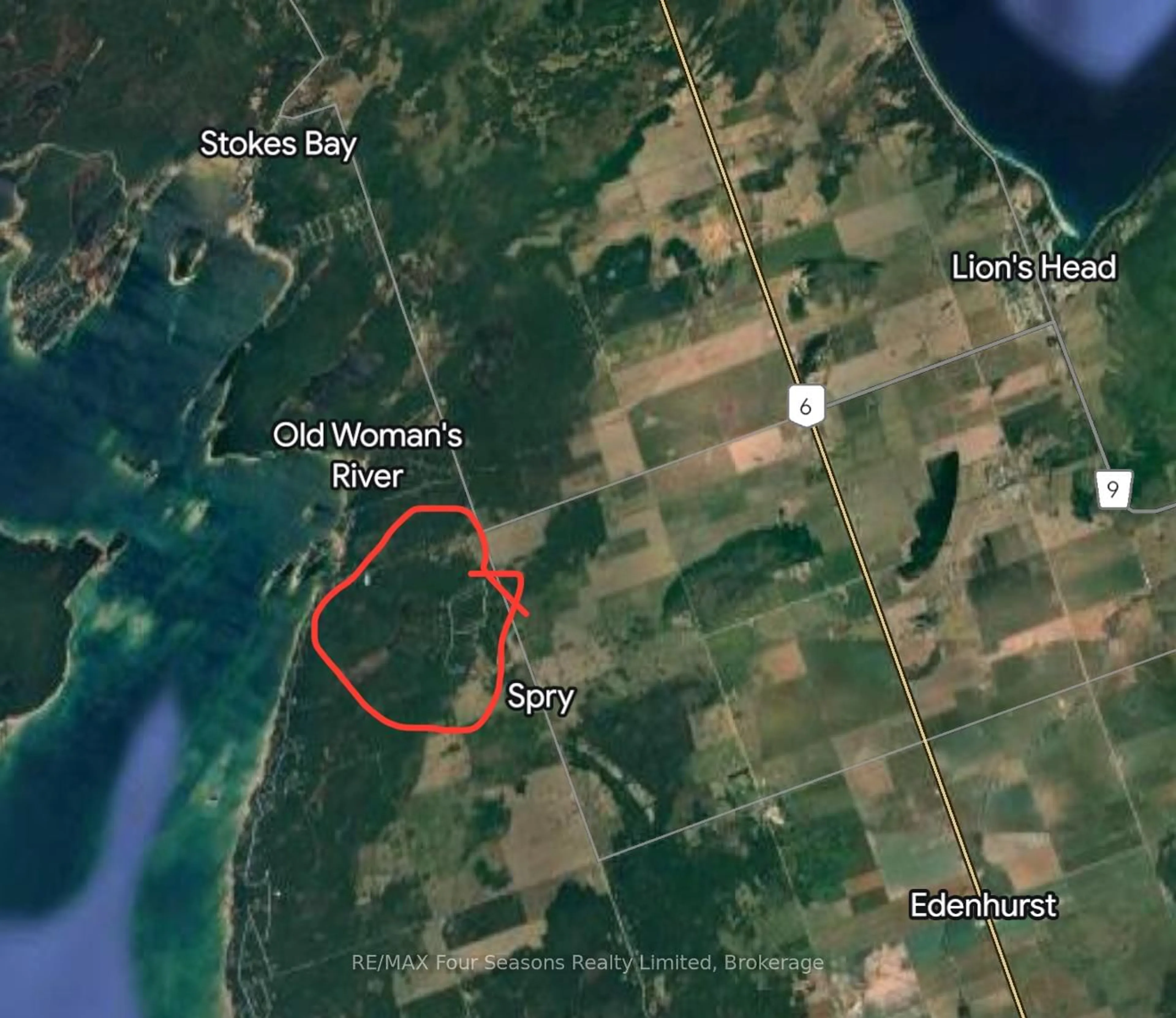 Picture of a map for 31 Trillium Crossing, Northern Bruce Peninsula Ontario N0H 1W0