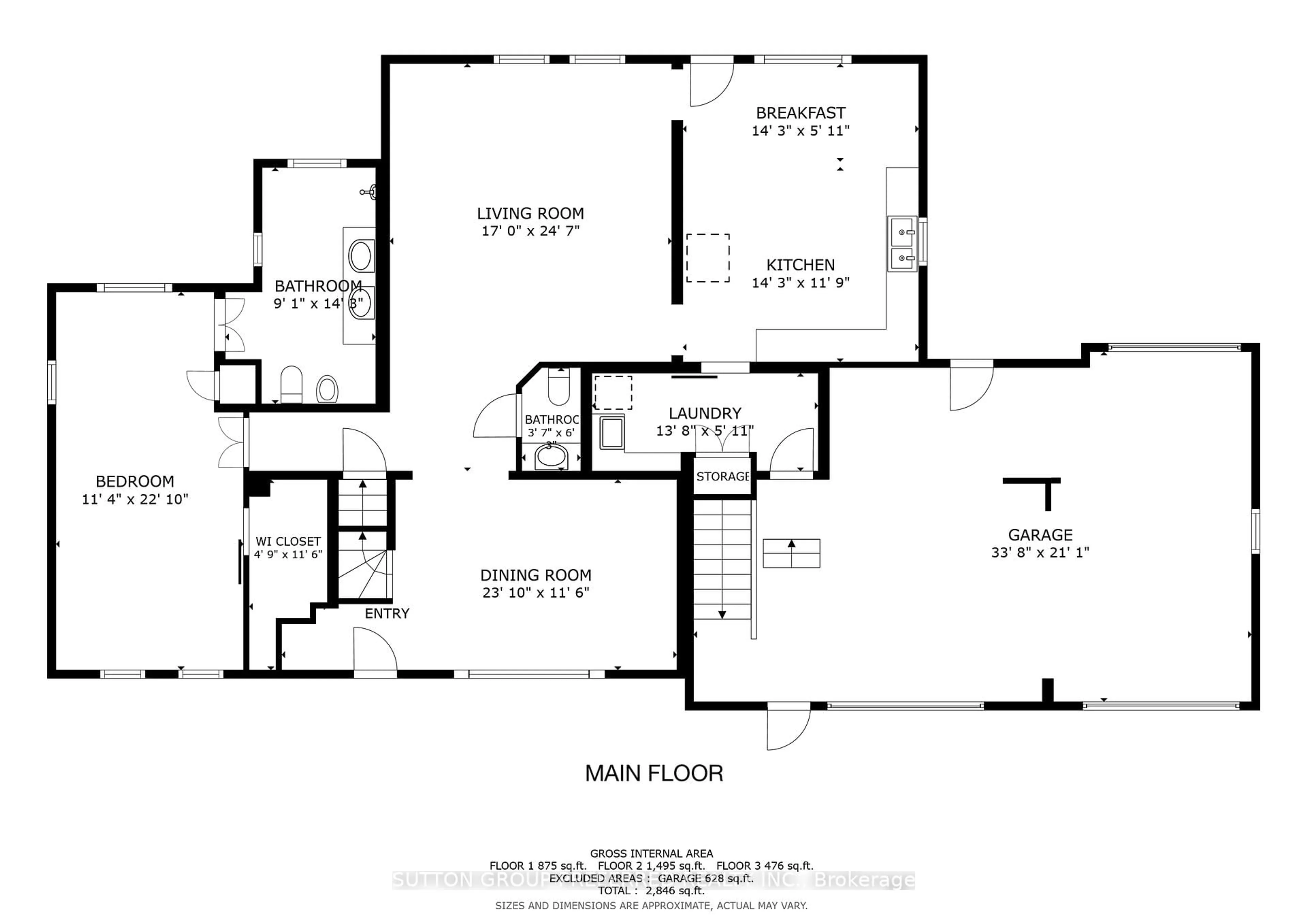 Floor plan for 433 West Mile Rd, London North Ontario N6H 3M3