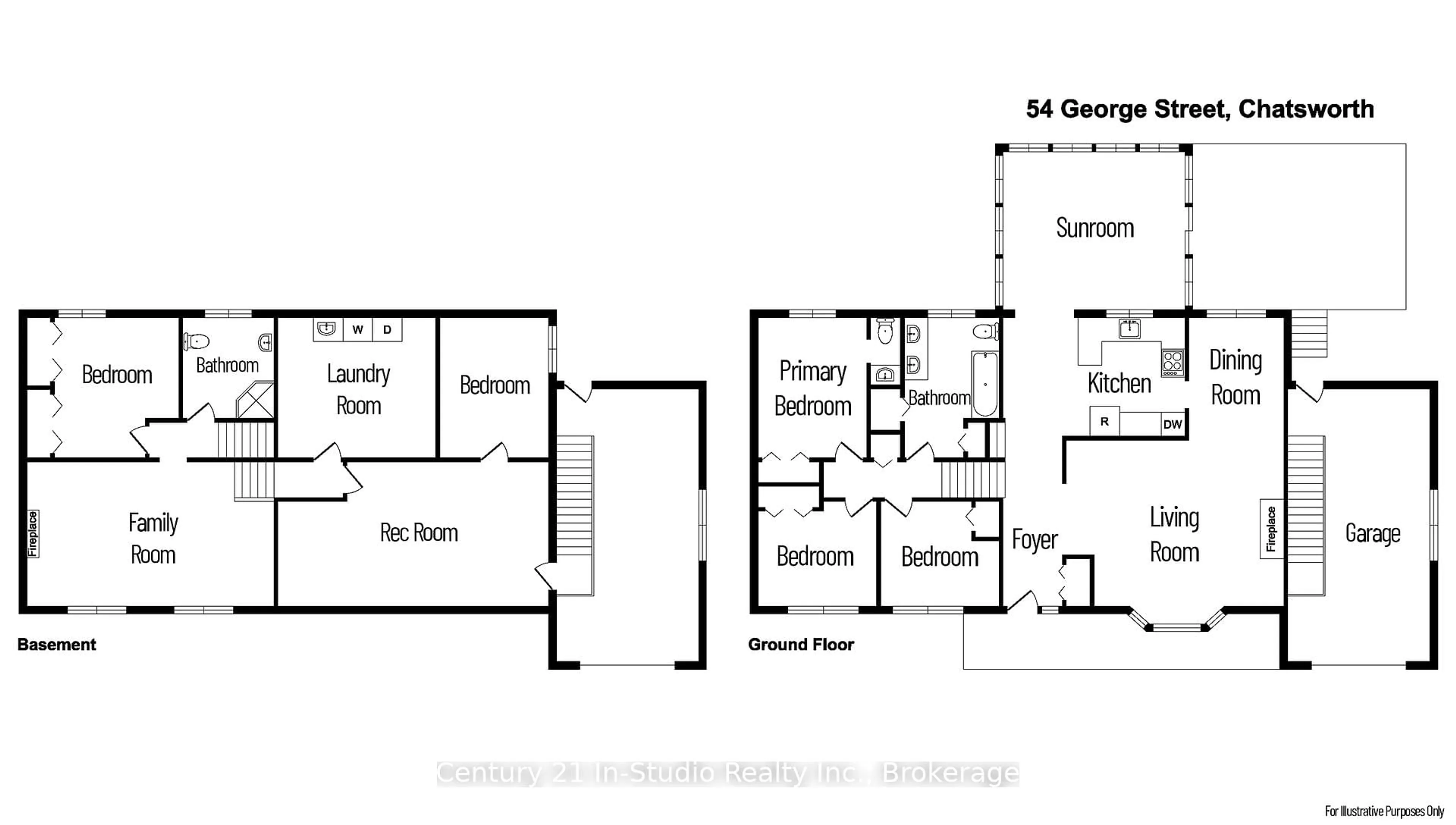 Floor plan for 54 George St, Chatsworth Ontario N0H 1G0