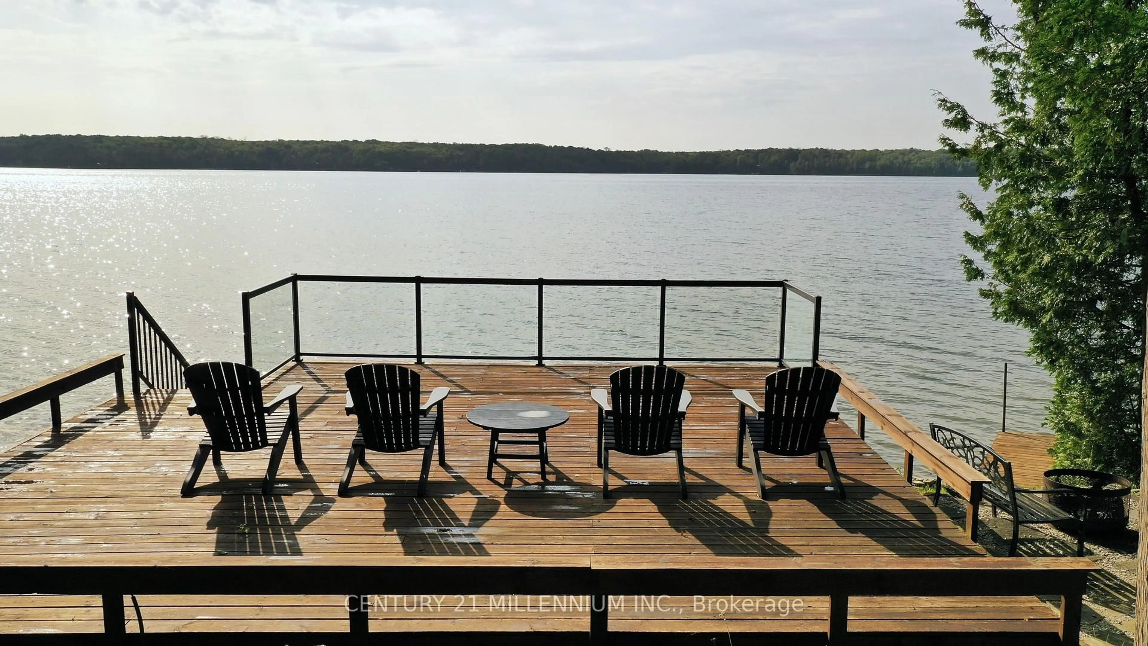 Patio, water/lake/river/ocean view for 232 Barney's Blvd, Northern Bruce Peninsula Ontario N0H 1Z0