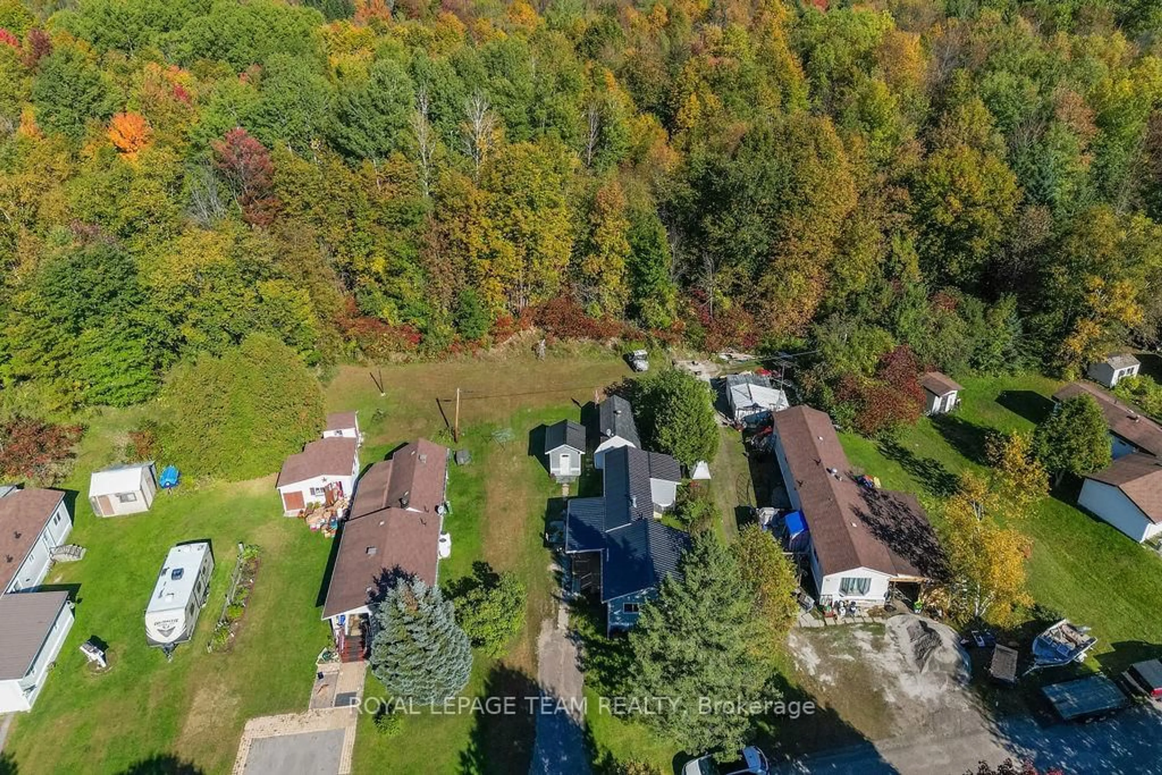 A pic from outside/outdoor area/front of a property/back of a property/a pic from drone, unknown for 33 Robert Colin Lane, Cobden Ontario K0J 1K0
