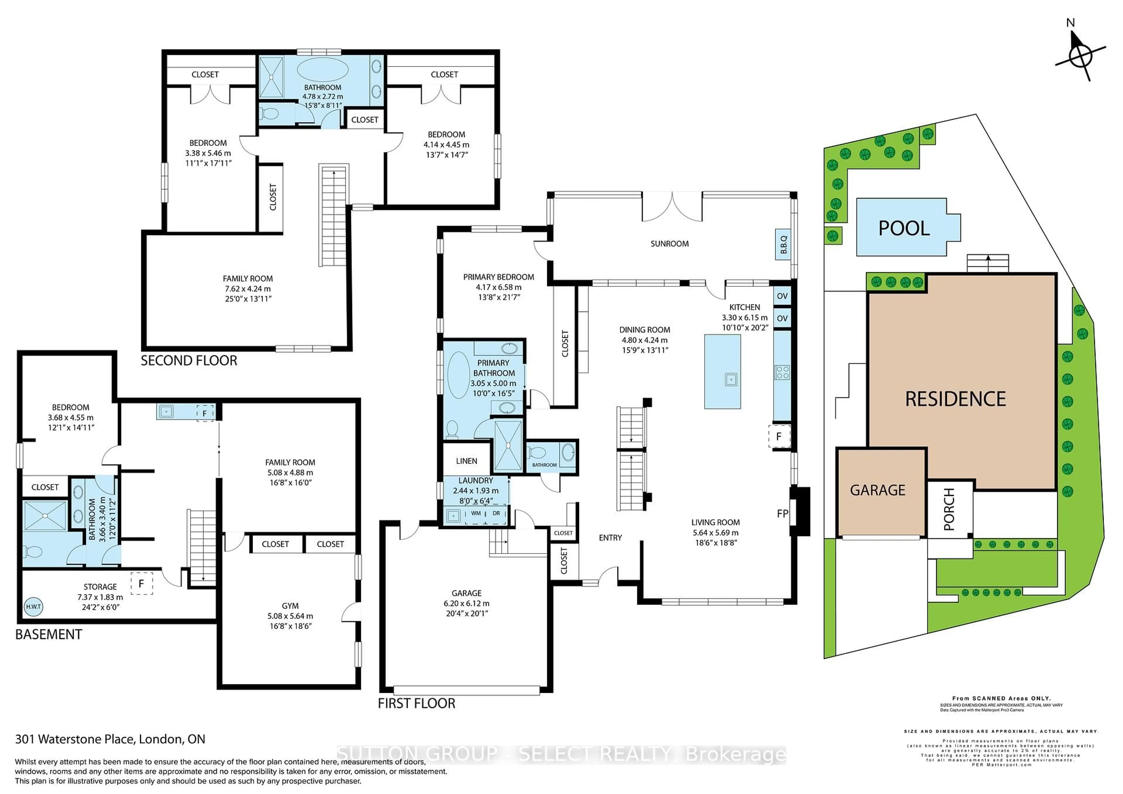 Floor plan for 301 Waterstone Pl, London North Ontario N6H 5N2