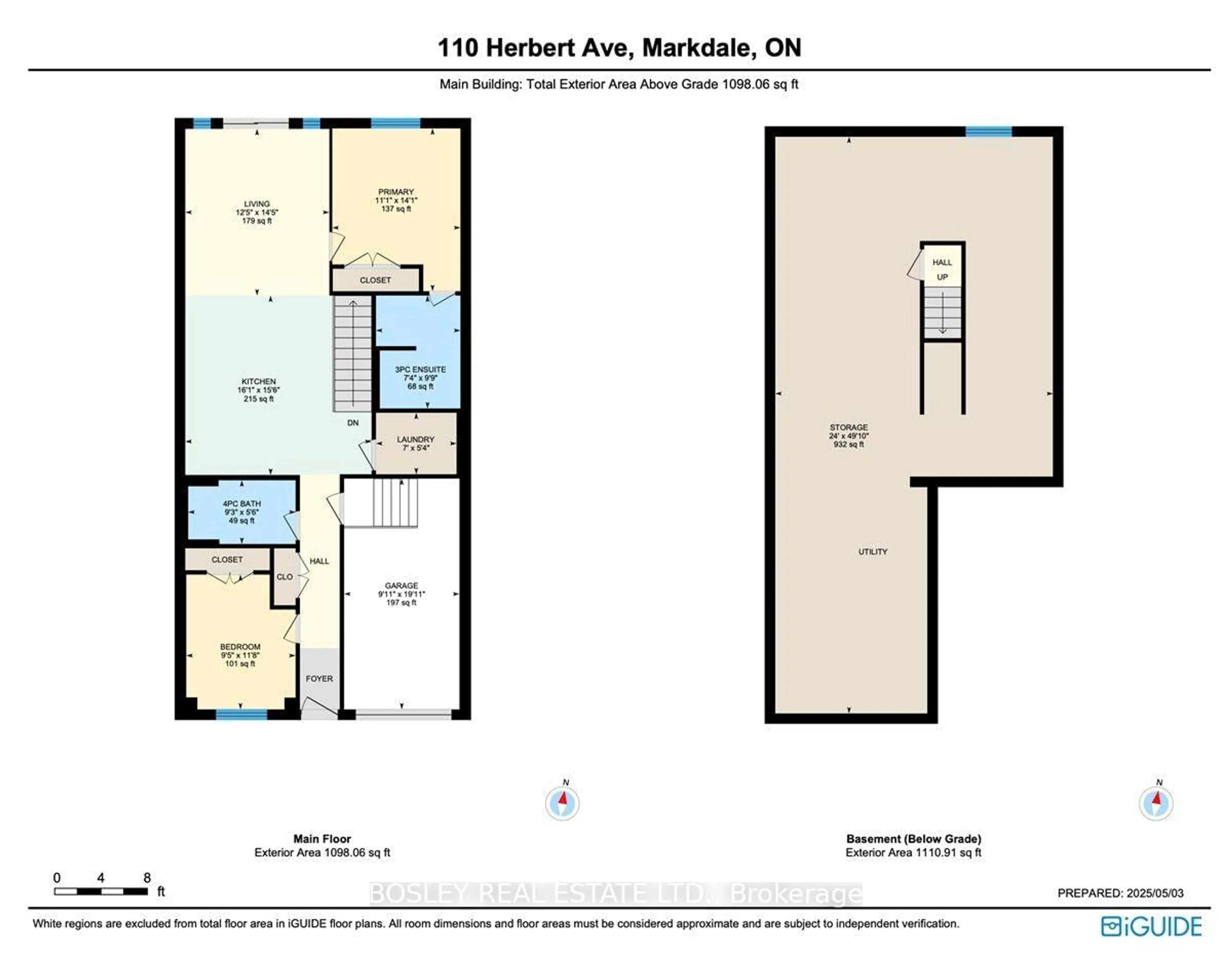 Floor plan for 110 Herbert Ave, Grey Highlands Ontario N0C 1H0