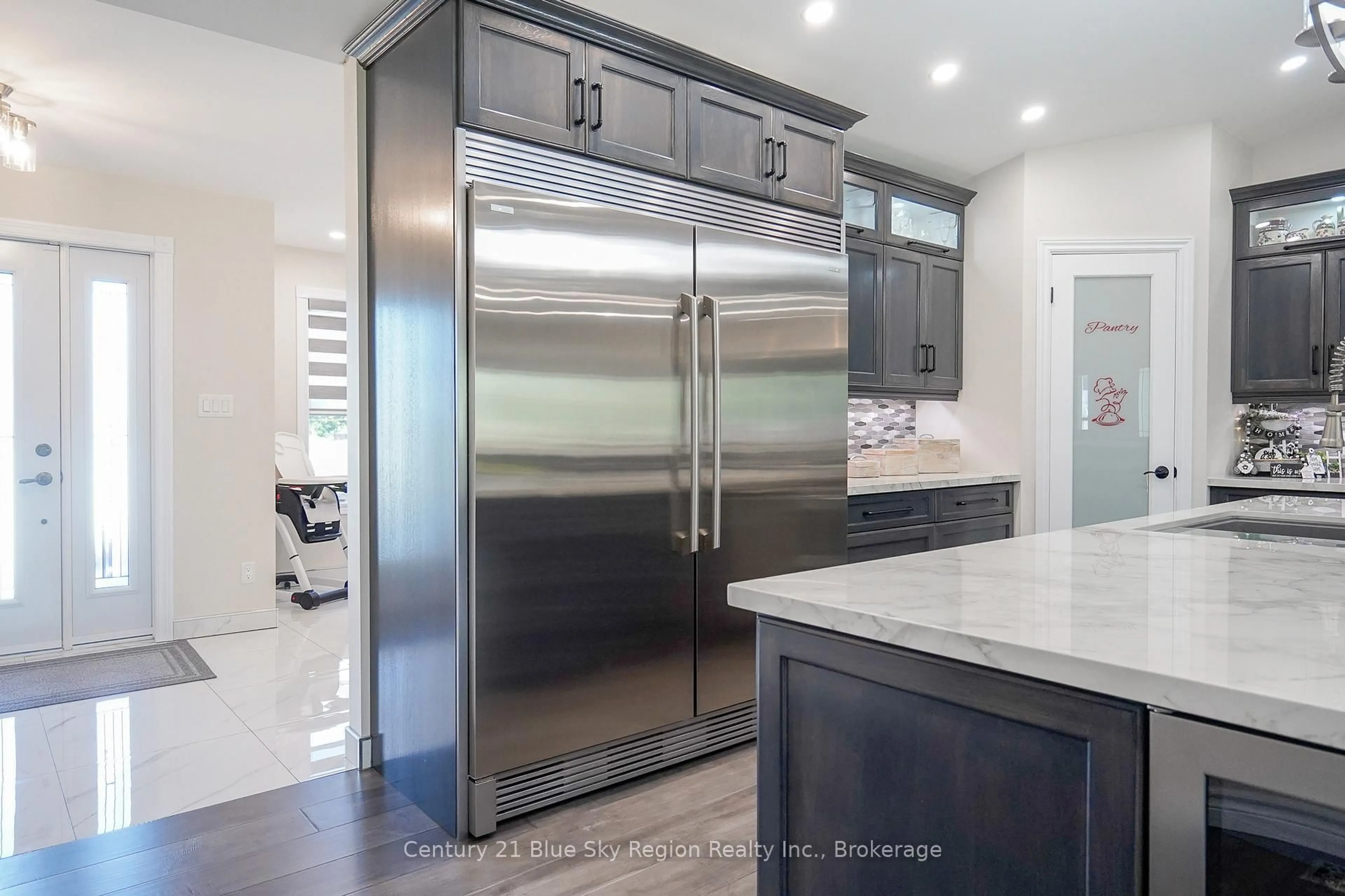 Contemporary kitchen, ceramic/tile floor for 5 Young St, West Nipissing Ontario P0H 1G0