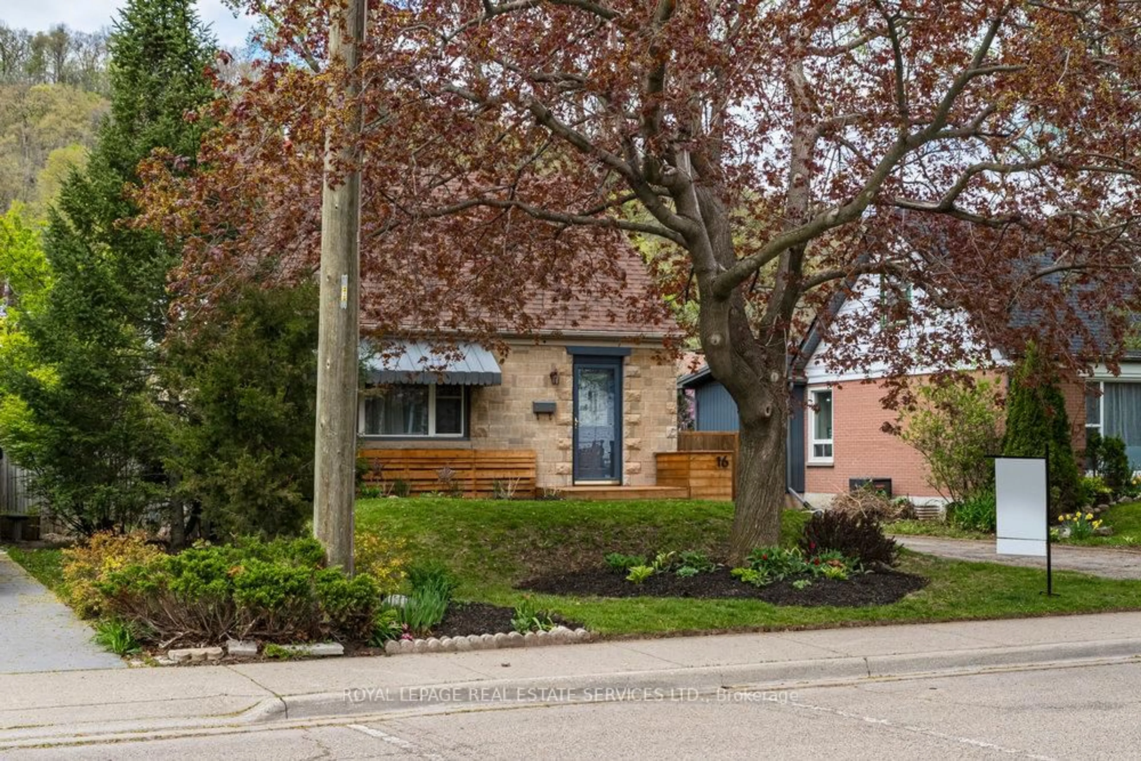 Home with brick exterior material, street for 16 McKay Rd, Hamilton Ontario L9H 1H5