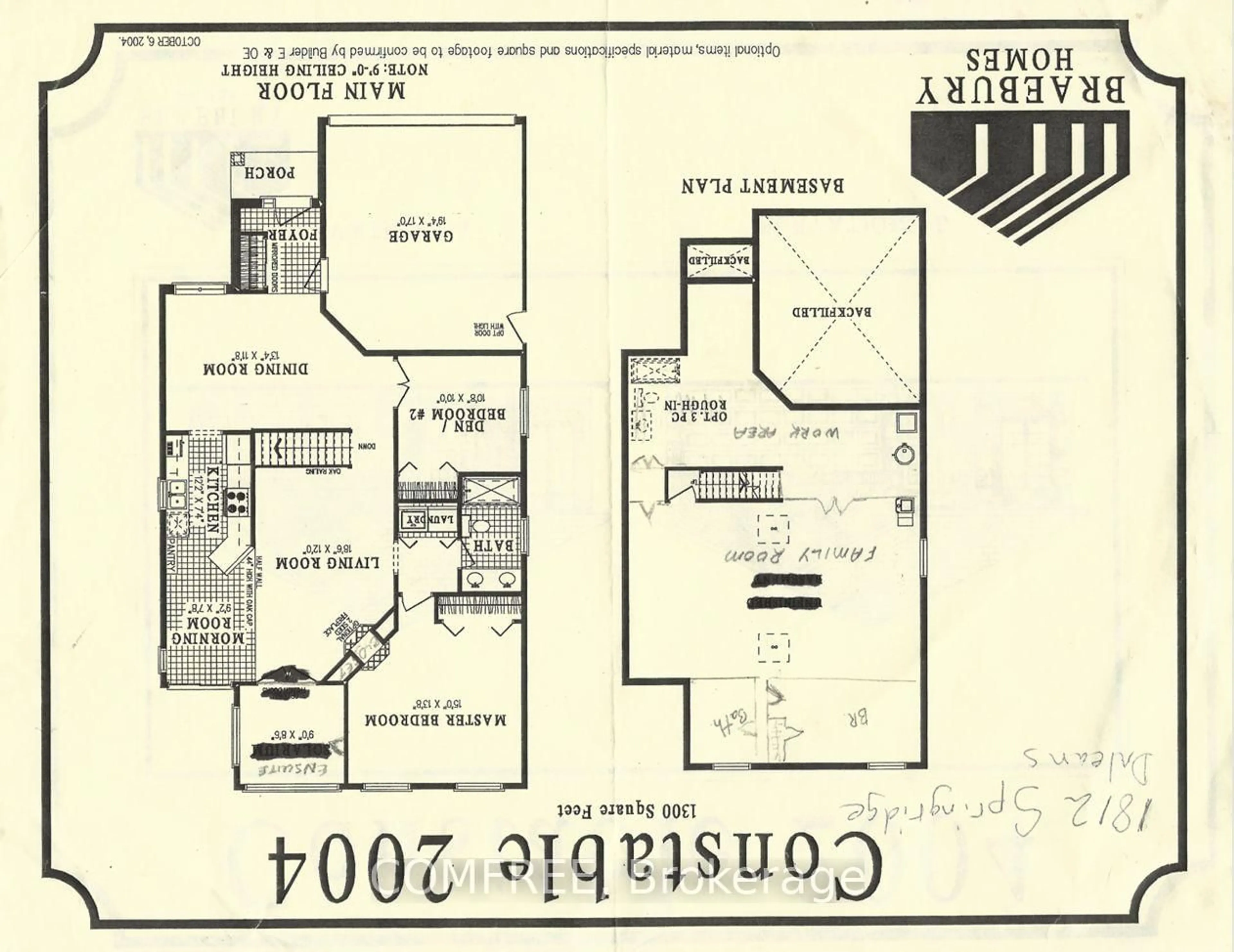 Floor plan for 1812 Springridge Dr, Orleans Ontario K4A 4P6