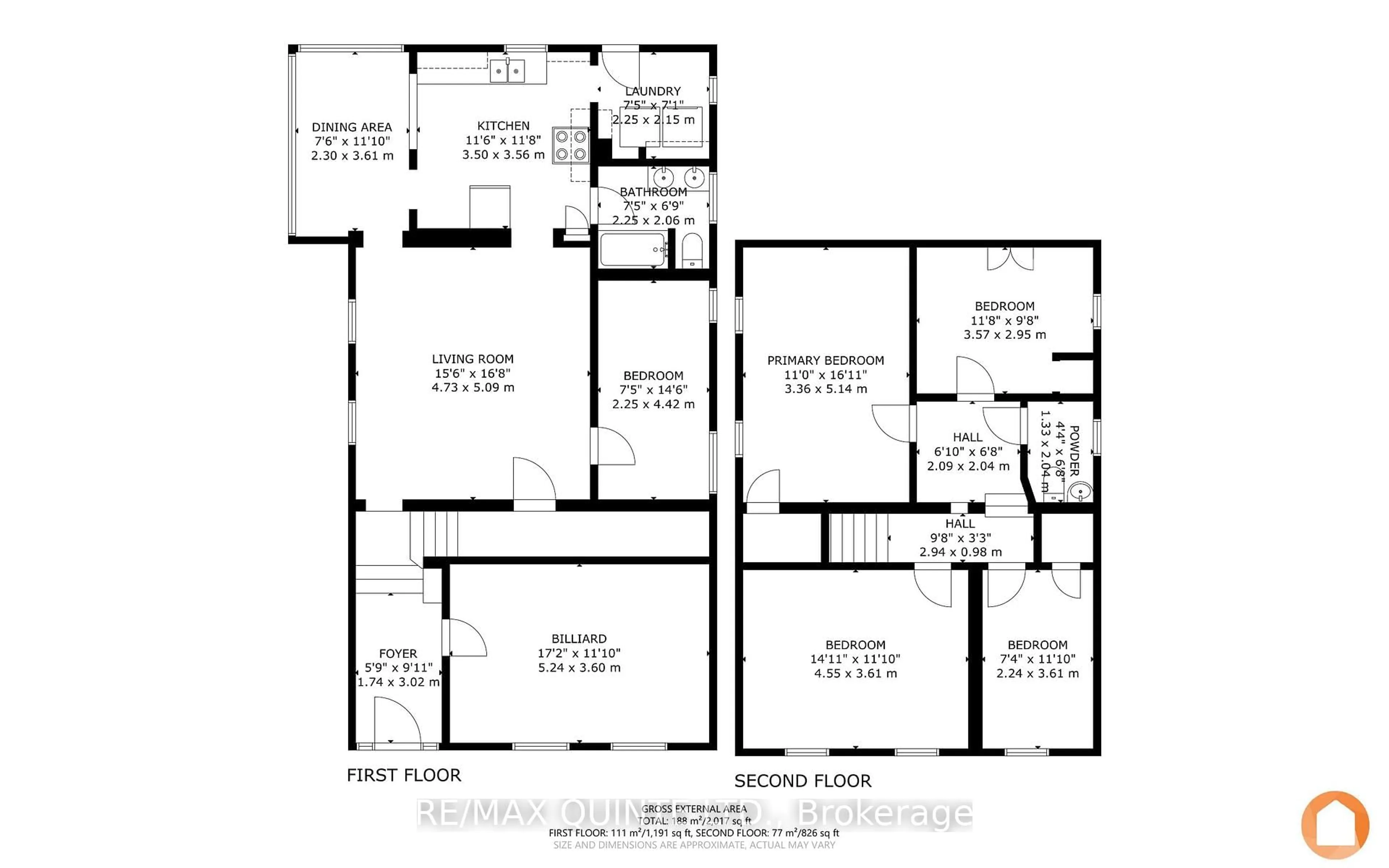 Floor plan for 48 Young St, Brighton Ontario K0K 1H0