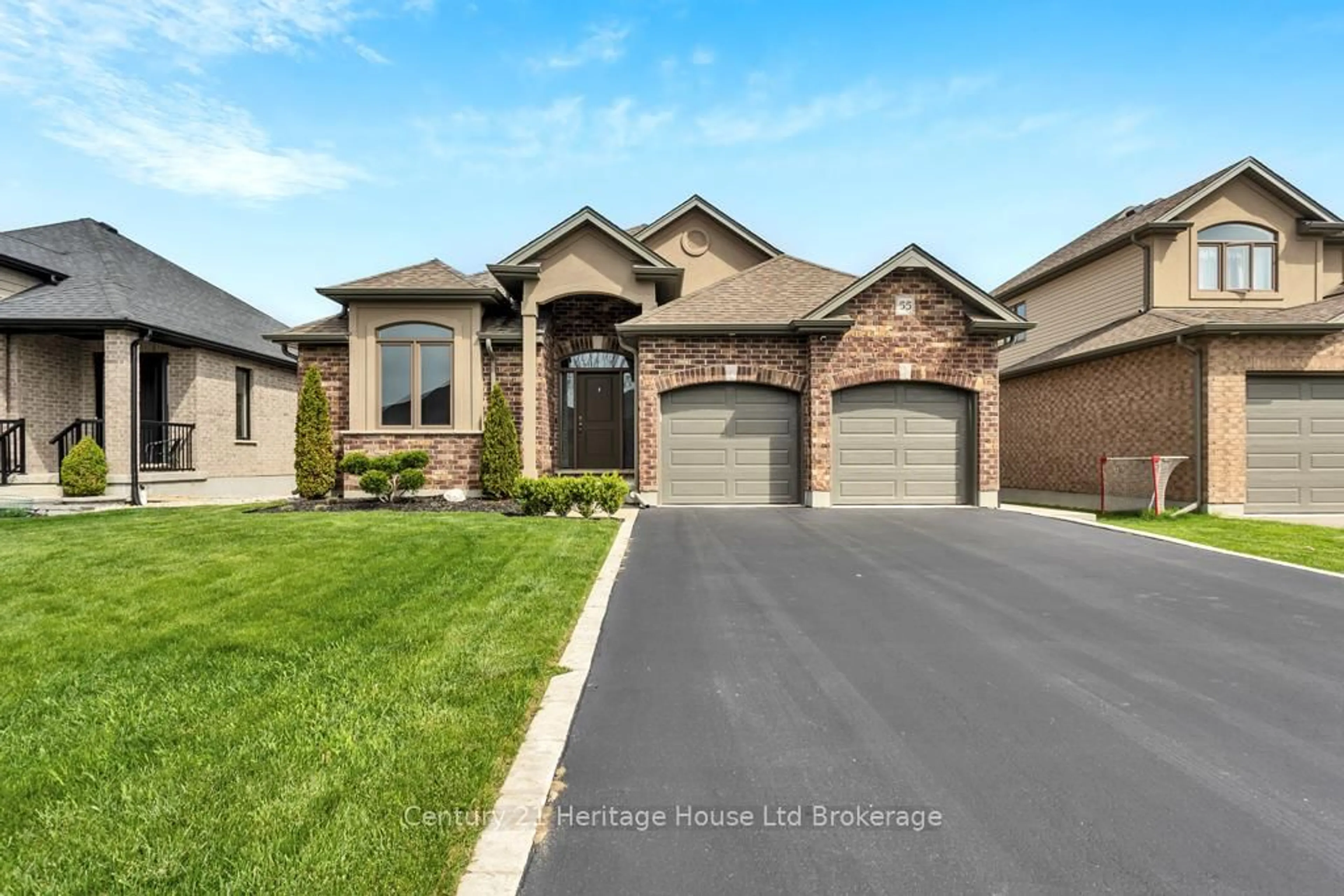 Home with brick exterior material, street for 55 William St, Tillsonburg Ontario N4G 5R9