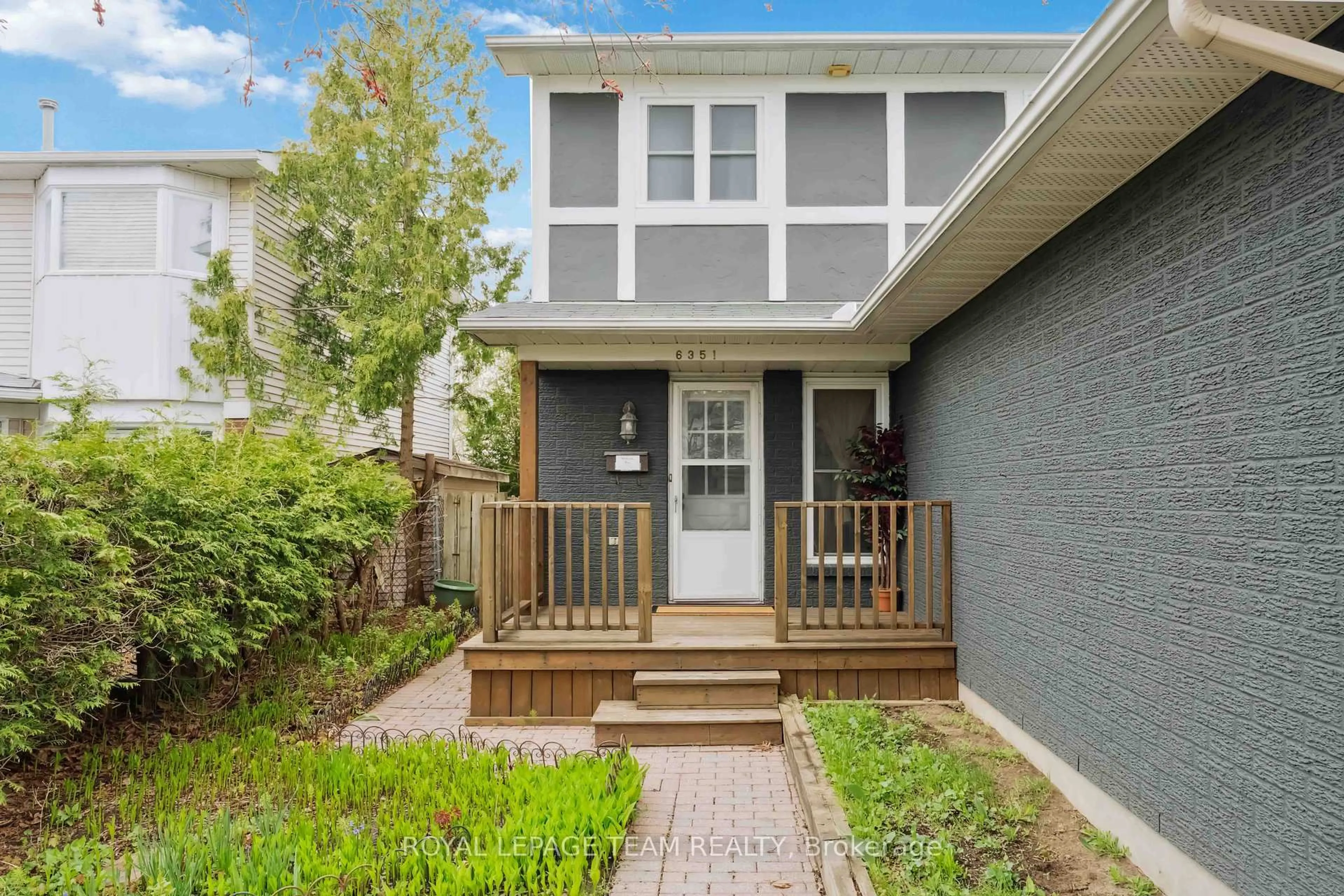 Home with vinyl exterior material, street for 6351 St Louis Dr, Ottawa Ontario K1C 2X9