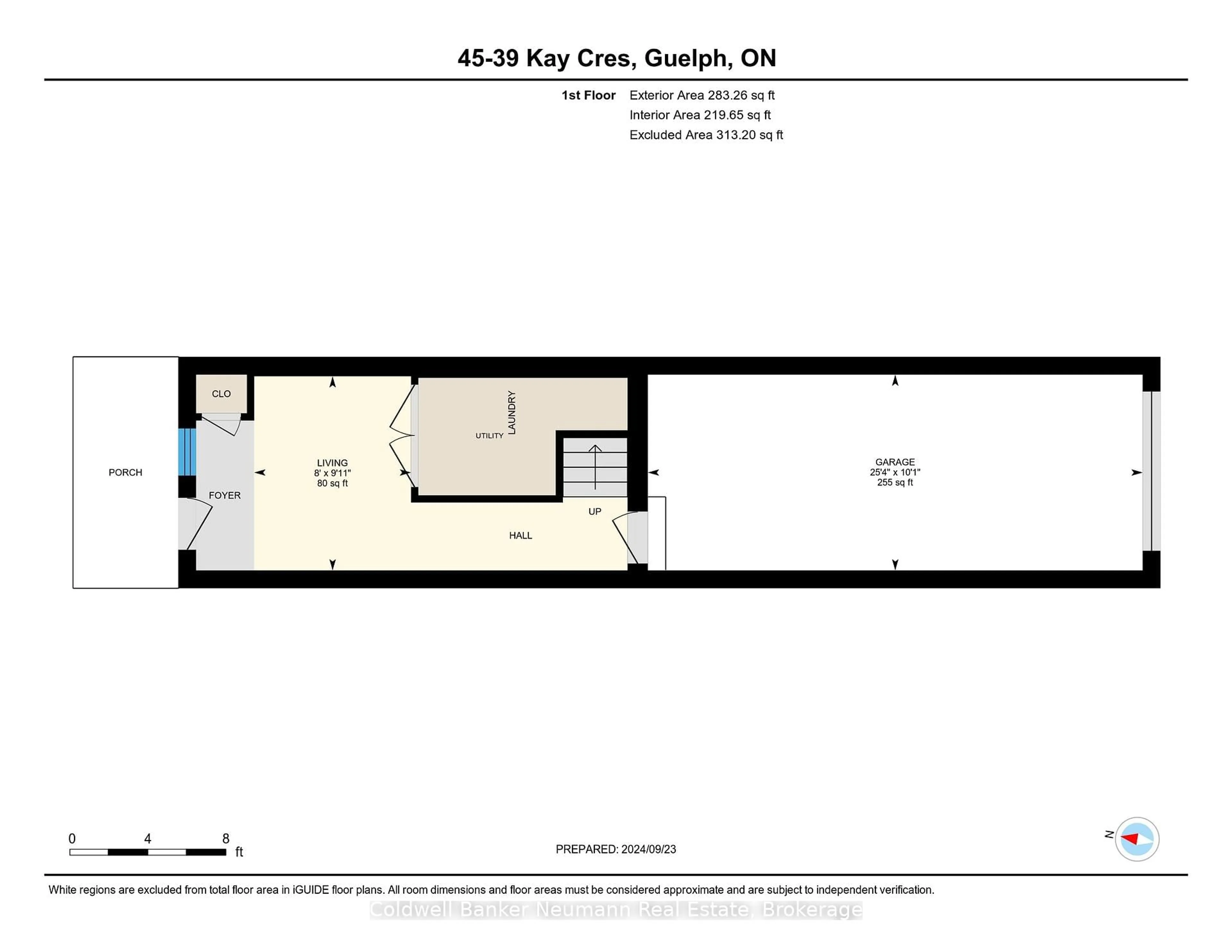 Floor plan for 39 Kay Cres #45, Guelph Ontario N1L 0N5