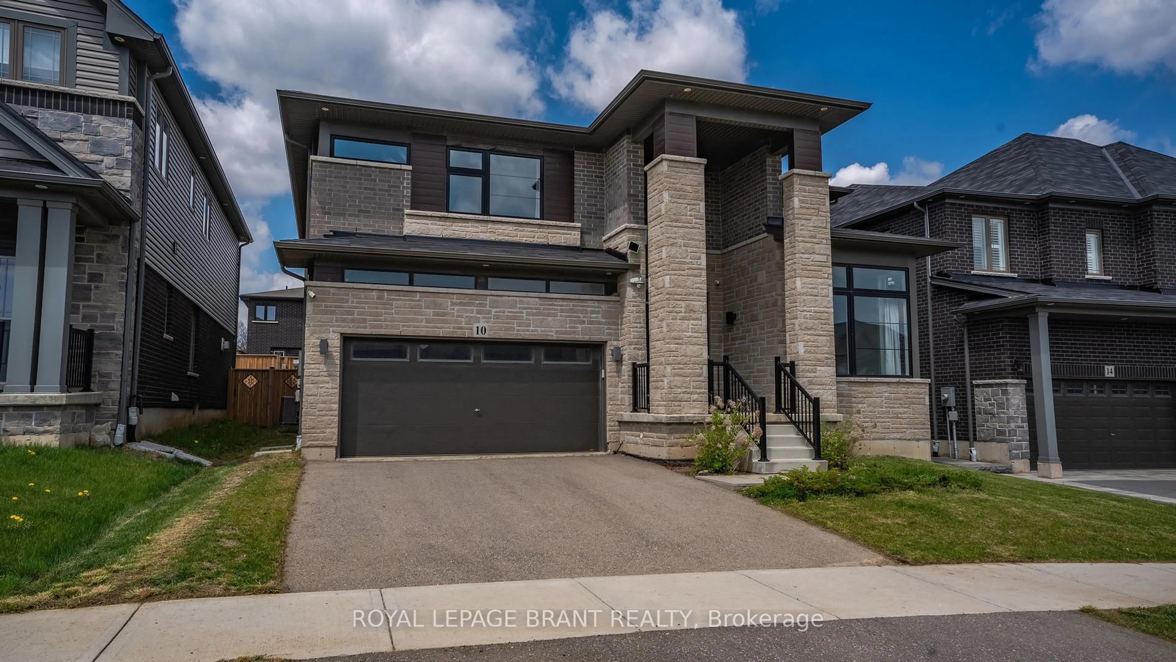 Home with brick exterior material, street for 10 MCGOVERN Lane, Brant Ontario N3L 0B2