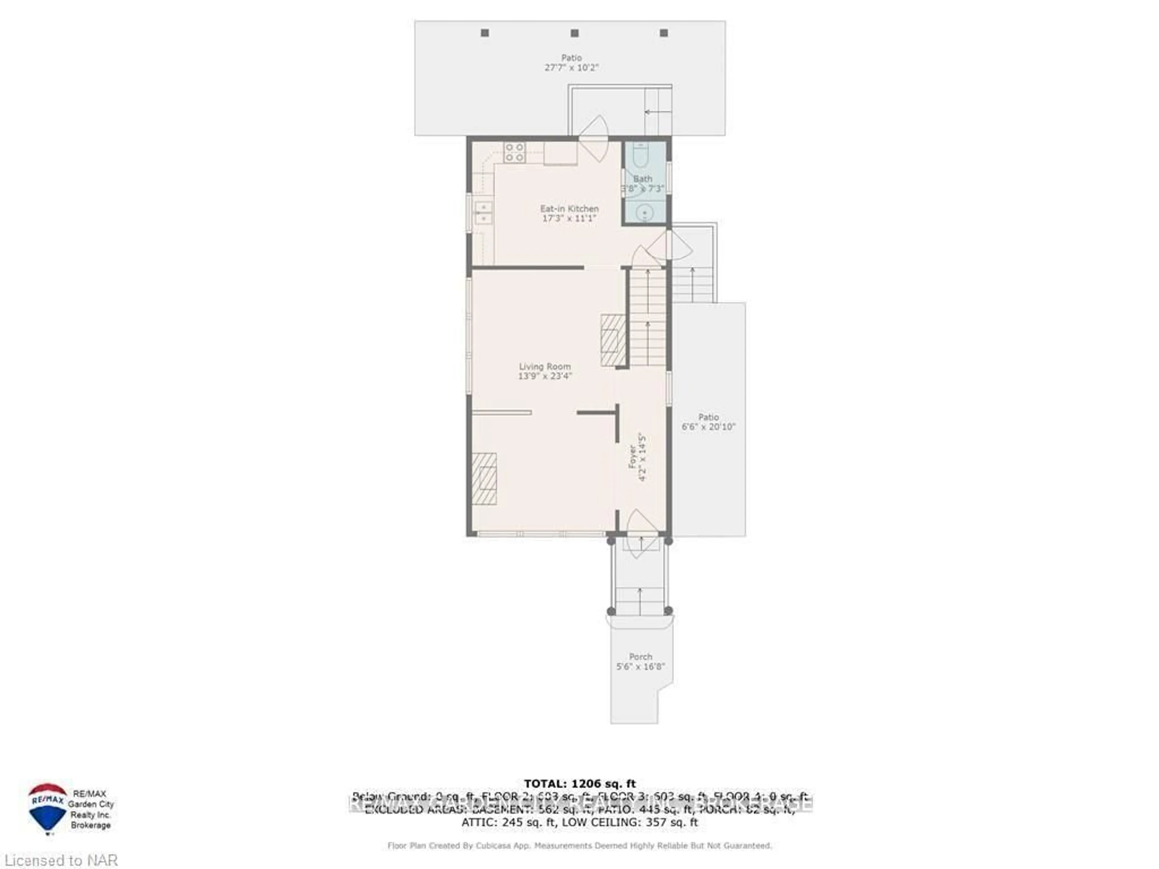 Floor plan for 111 LAKE St, St. Catharines Ontario L2R 5X7