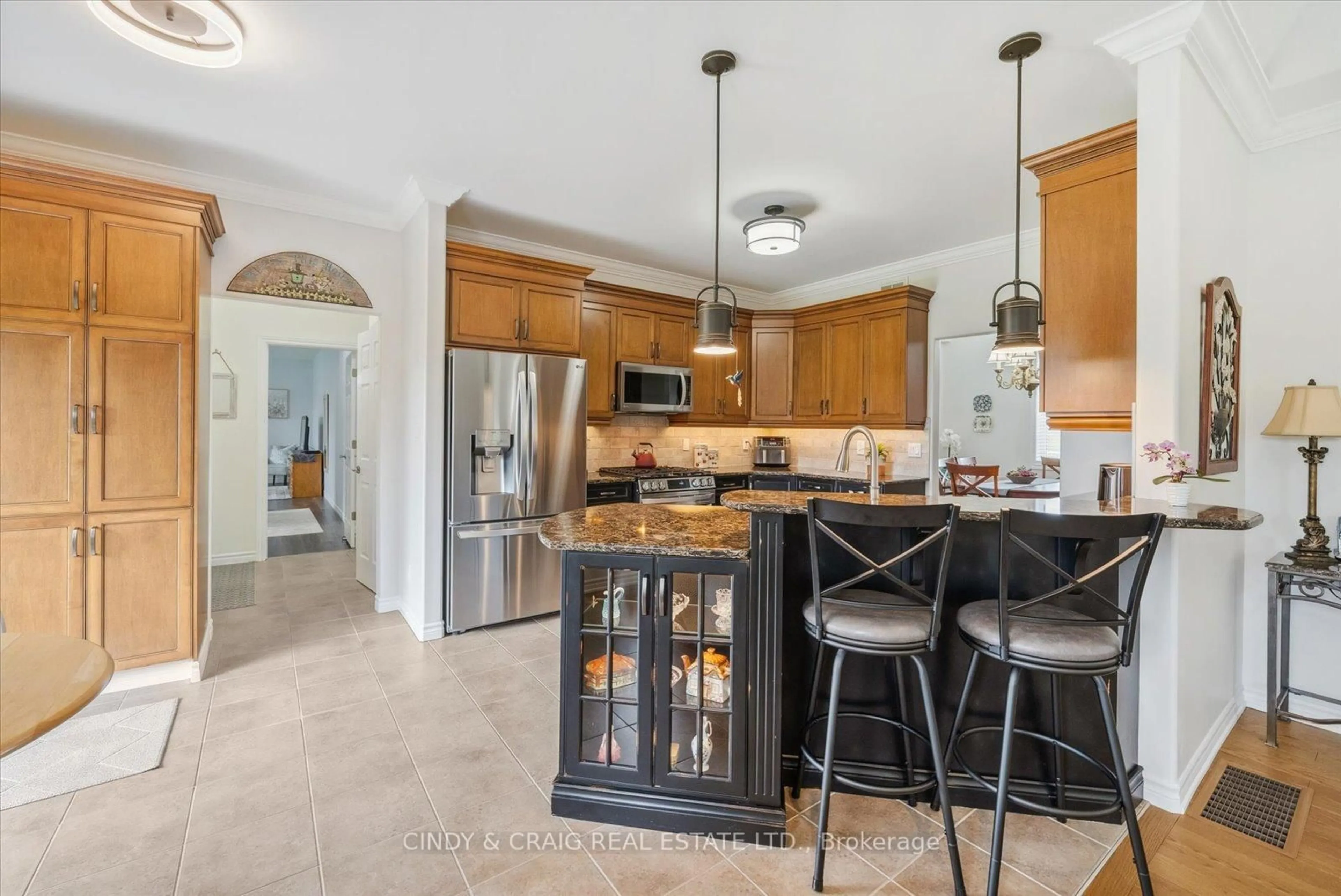 Open concept kitchen, ceramic/tile floor for 43 APPLEWOOD Dr, Trent Hills Ontario K0L 1L0