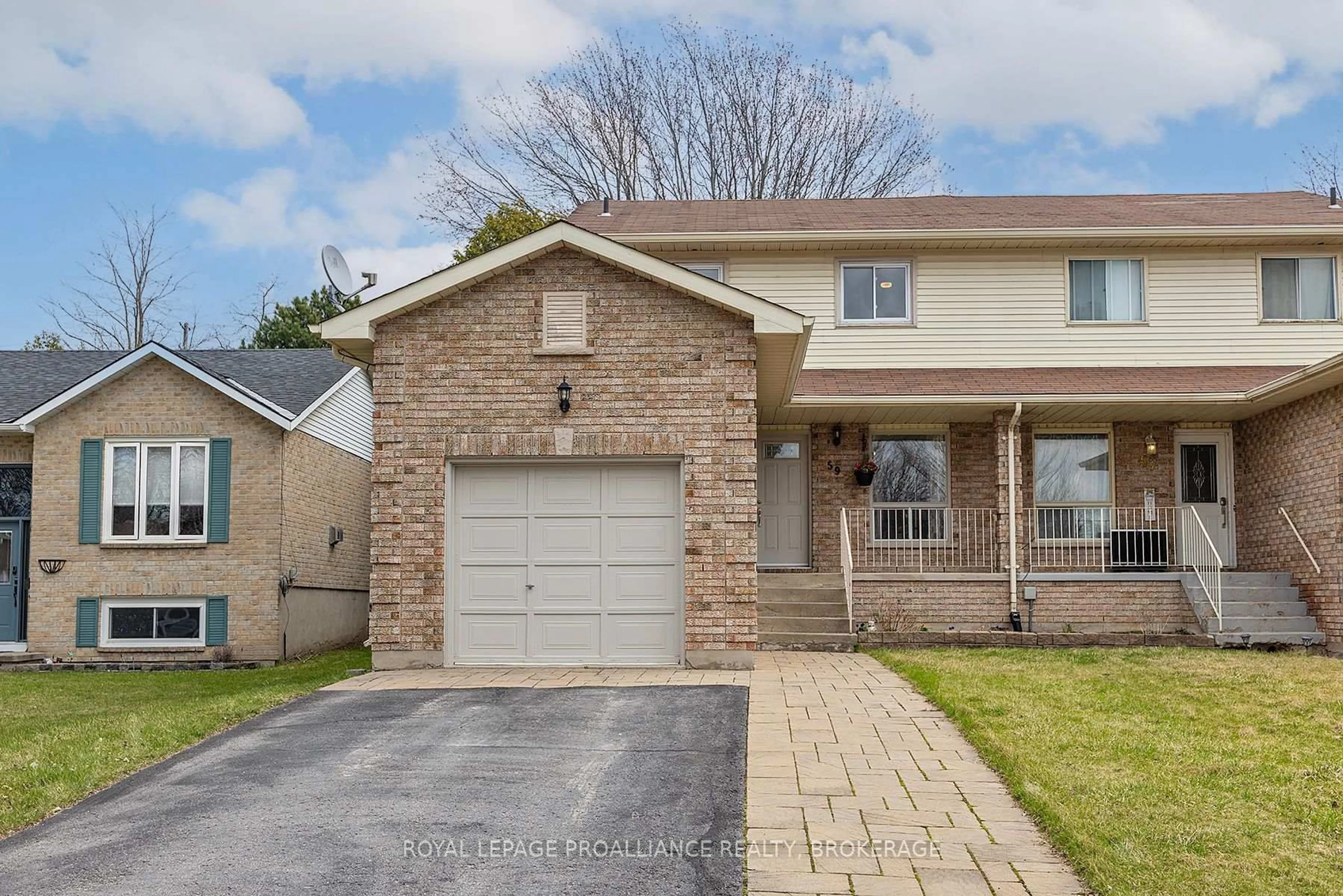 Home with brick exterior material, street for 59 Barker Dr, Kingston Ontario K7K 7A3